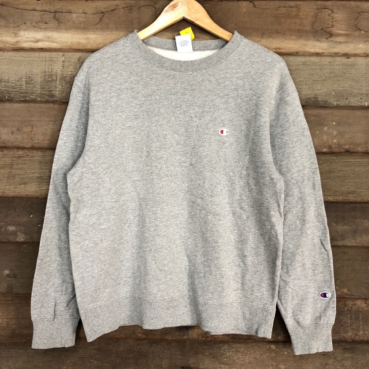 Champion Champion Grey Small Logo vintage Sweatshirt #3131 Size US M / EU 48-50 / 2 - 8 Thumbnail