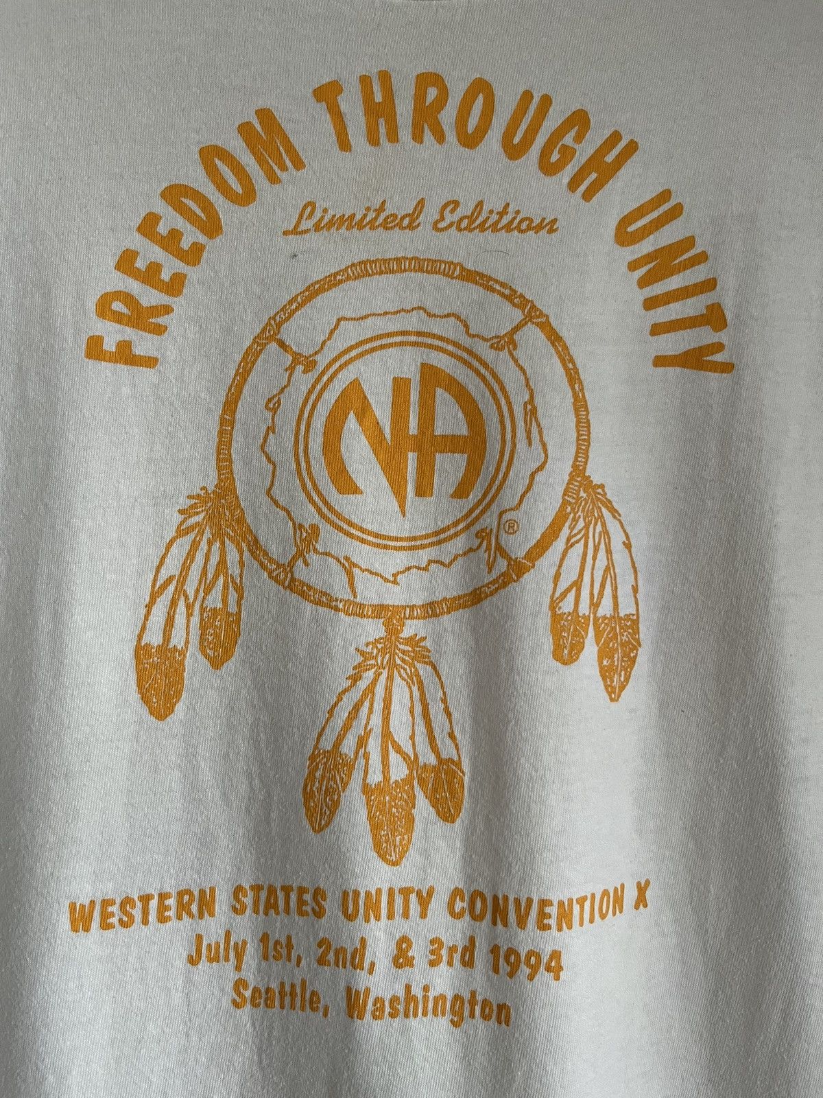 Vintage Freedom through unity ft26 Size US L / EU 52-54 / 3 - 2 Thumbnail