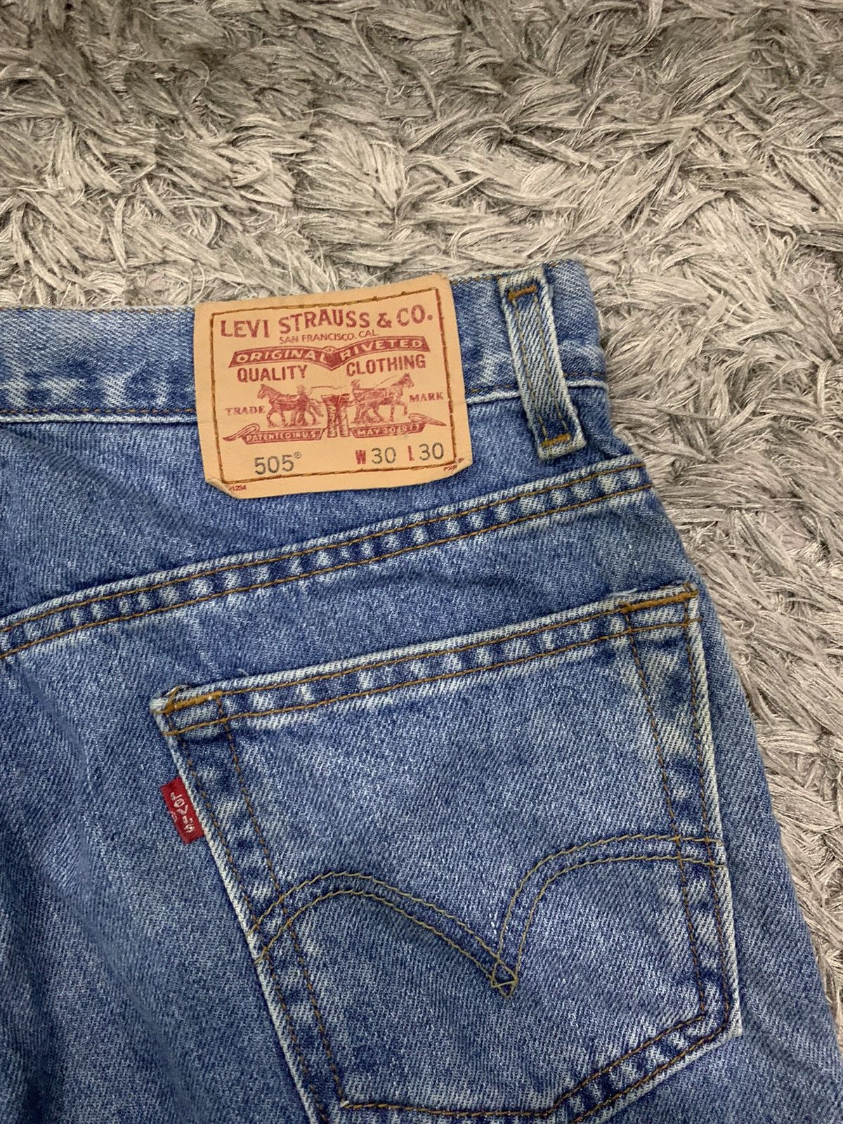 Levi's × Vintage Vintage Classic Levis 505 Regular Fit Size US 29 - 4 Thumbnail