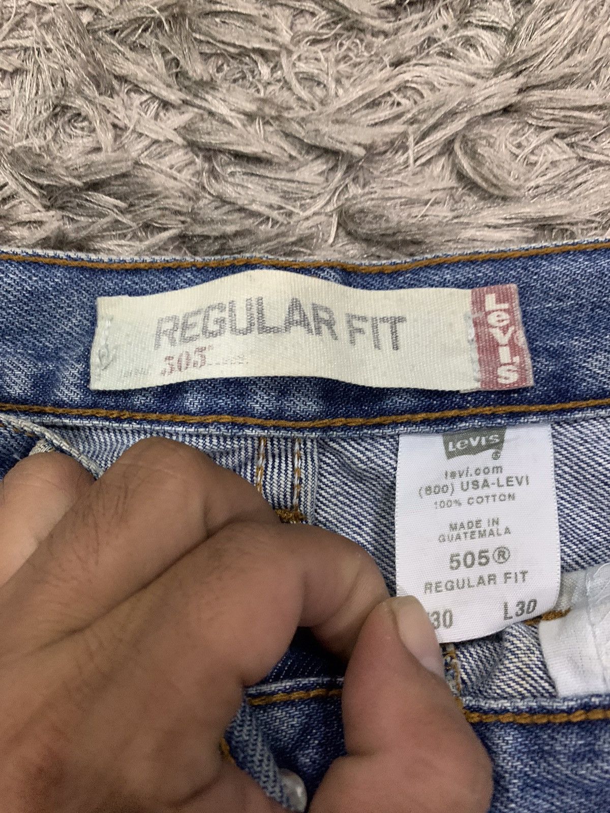 Levi's × Vintage Vintage Classic Levis 505 Regular Fit Size US 29 - 7 Thumbnail