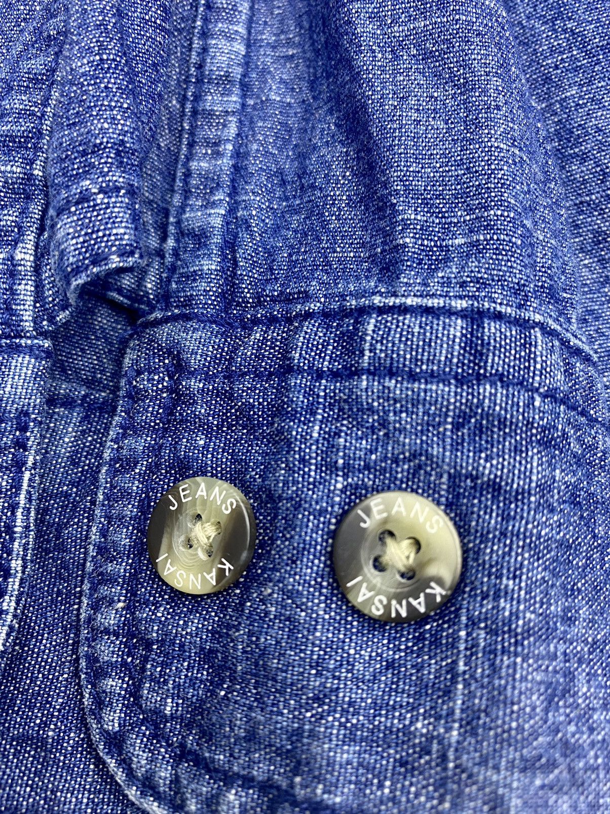 Kansai Yamamoto VINTAGE KANSAI JEANS FULL ZIPPED STYLE DENIM JACKET Size US M / EU 48-50 / 2 - 16 Thumbnail