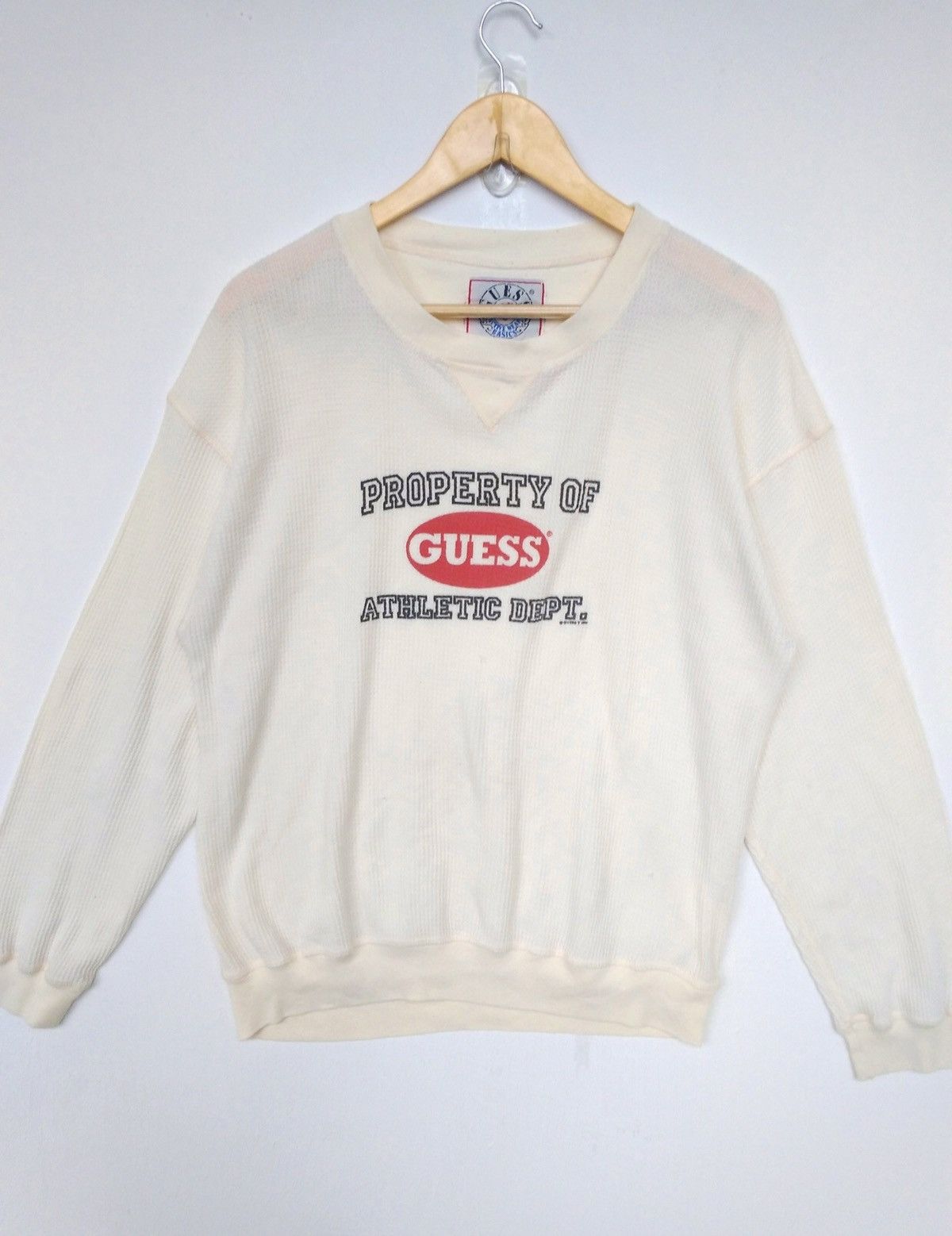 Guess × Vintage Vintage 90s Rare Guess Sweatshirt crewneck Made In USA Size US S / EU 44-46 / 1 - 2 Thumbnail