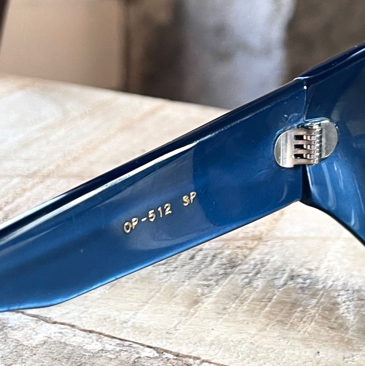 Oliver Peoples Oliver Peoples OP512 Blue Acetate Sunglasses Size ONE SIZE - 6 Thumbnail
