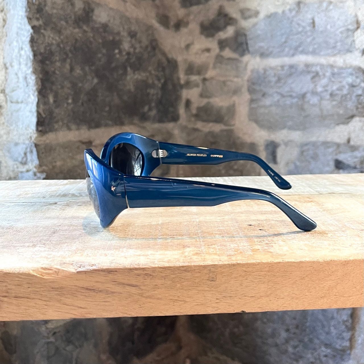 Oliver Peoples Oliver Peoples OP512 Blue Acetate Sunglasses Size ONE SIZE - 3 Thumbnail