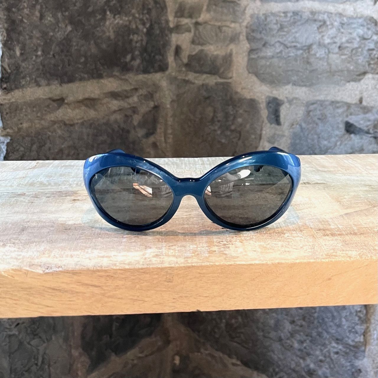 Oliver Peoples Oliver Peoples OP512 Blue Acetate Sunglasses Size ONE SIZE - 2 Thumbnail