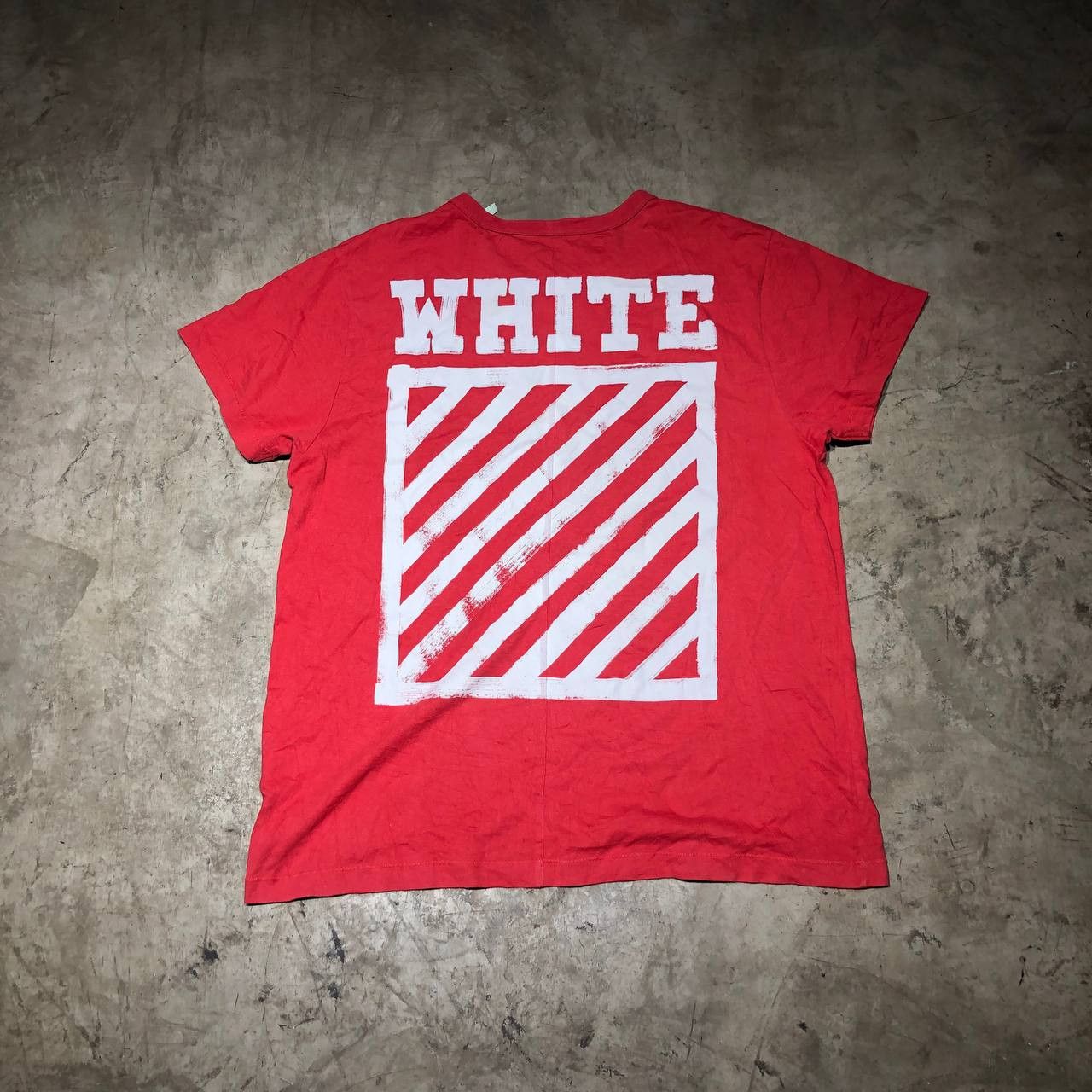 Off-White Off-White Diagonal Box Tee Size US L / EU 52-54 / 3 - 1 Thumbnail