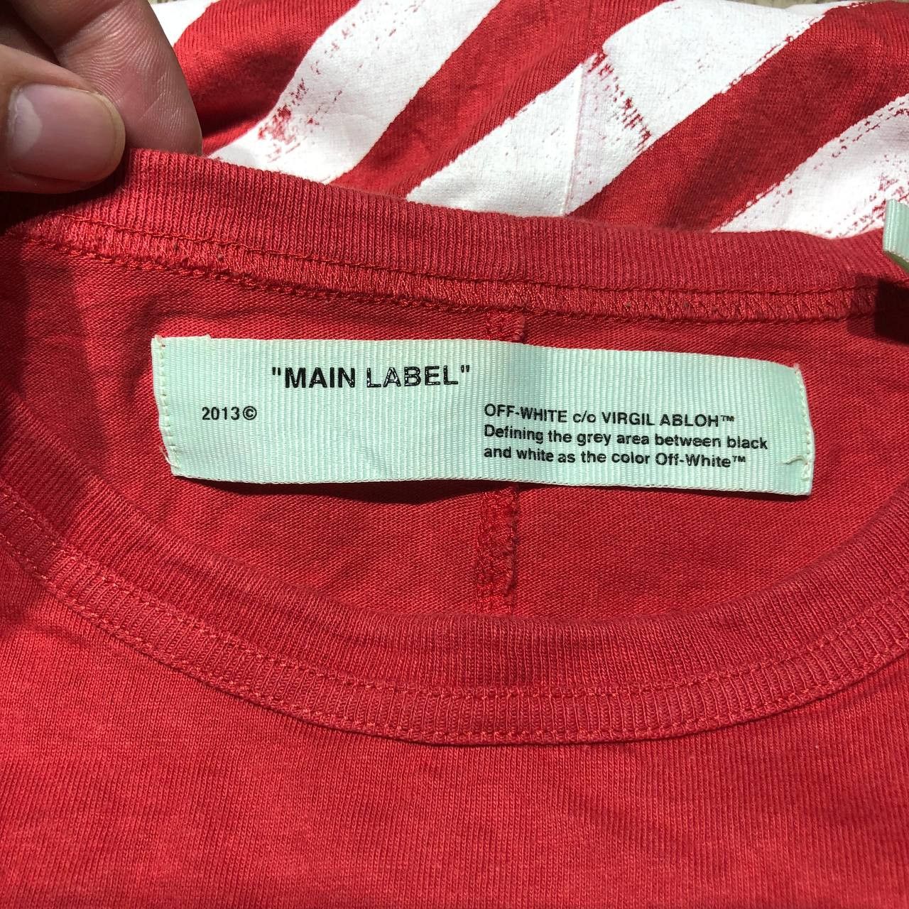 Off-White Off-White Diagonal Box Tee Size US L / EU 52-54 / 3 - 6 Thumbnail