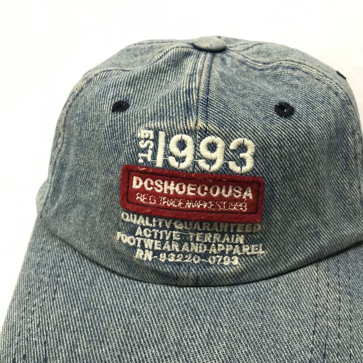 Designer Dc Shoe Co USA Indigo Denim Hats Caps Size ONE SIZE - 2 Thumbnail