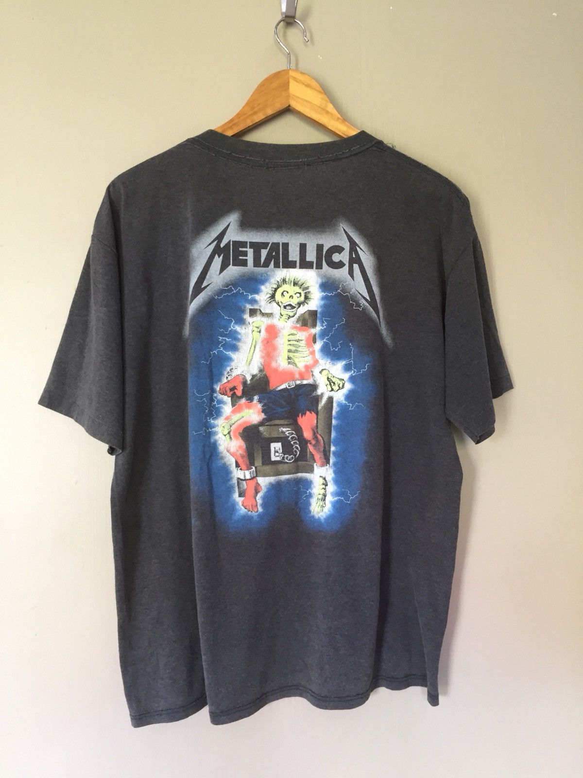 Metallica × Vintage VINTAGE 80s METALLICA METAL UP YOUR ASS TSHIRT Size US XL / EU 56 / 4 - 3 Thumbnail