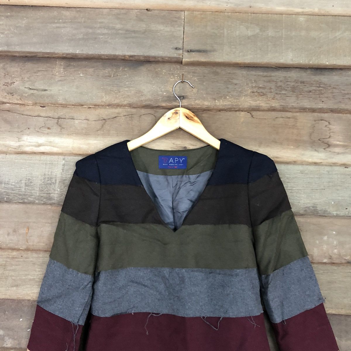 Japanese Brand × Seditionaries Bapy rainbow Multicolor patchwork knitwear #3128 Size S / US 4 / IT 40 - 8 Thumbnail