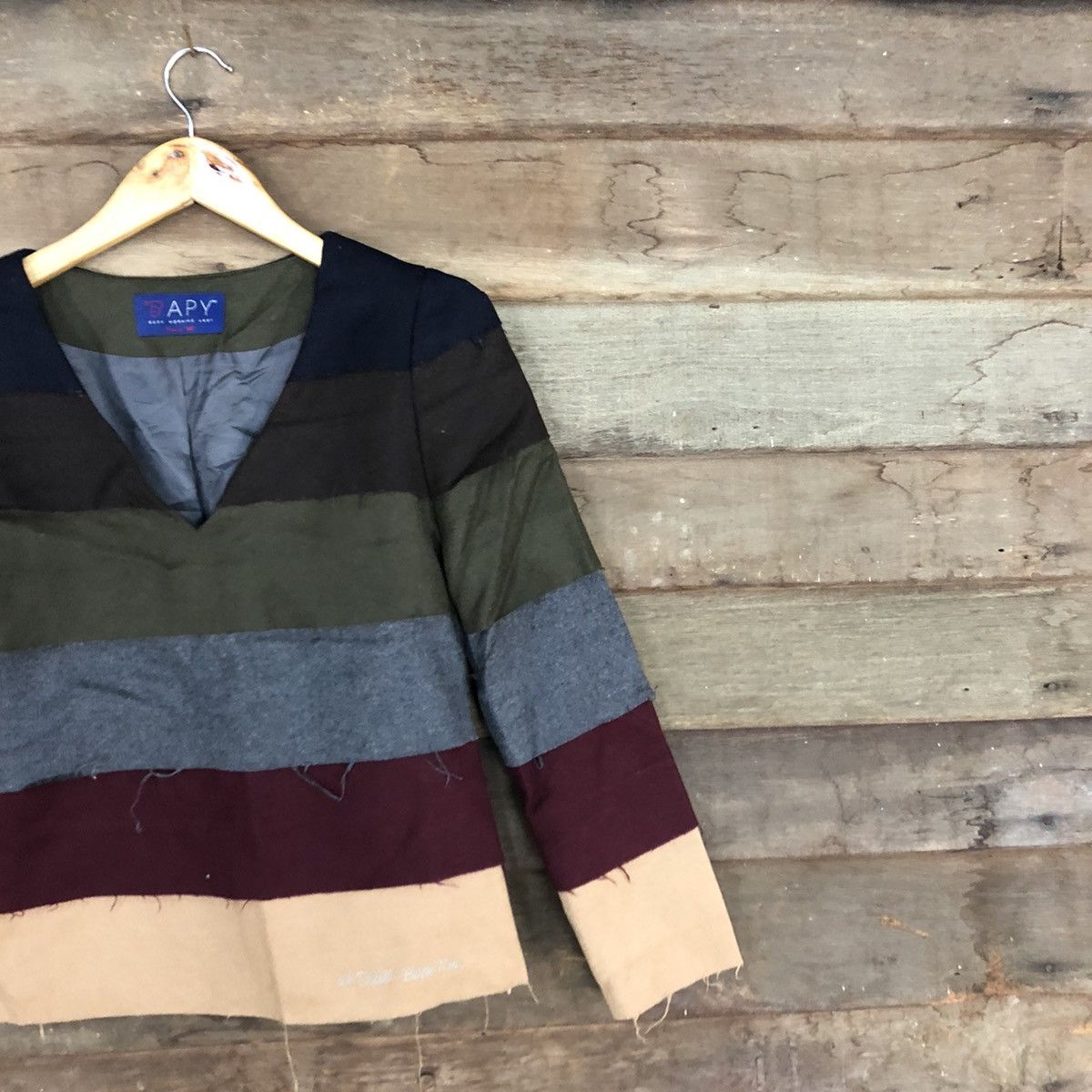 Japanese Brand × Seditionaries Bapy rainbow Multicolor patchwork knitwear #3128 Size S / US 4 / IT 40 - 4 Thumbnail