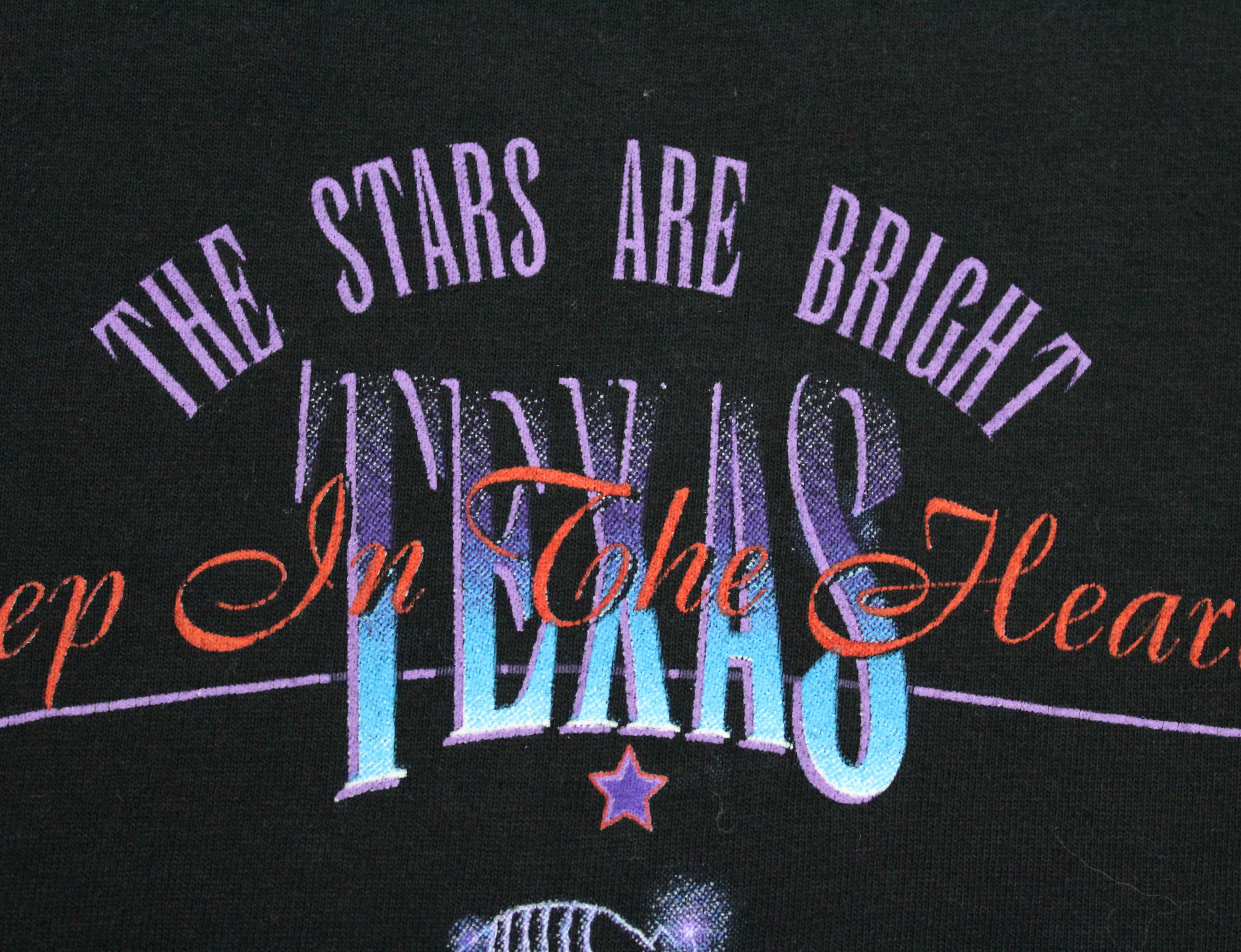Vintage Vintage 90s DEEP IN THE HEART OF TEXAS T Shirt Size US L / EU 52-54 / 3 - 5 Thumbnail