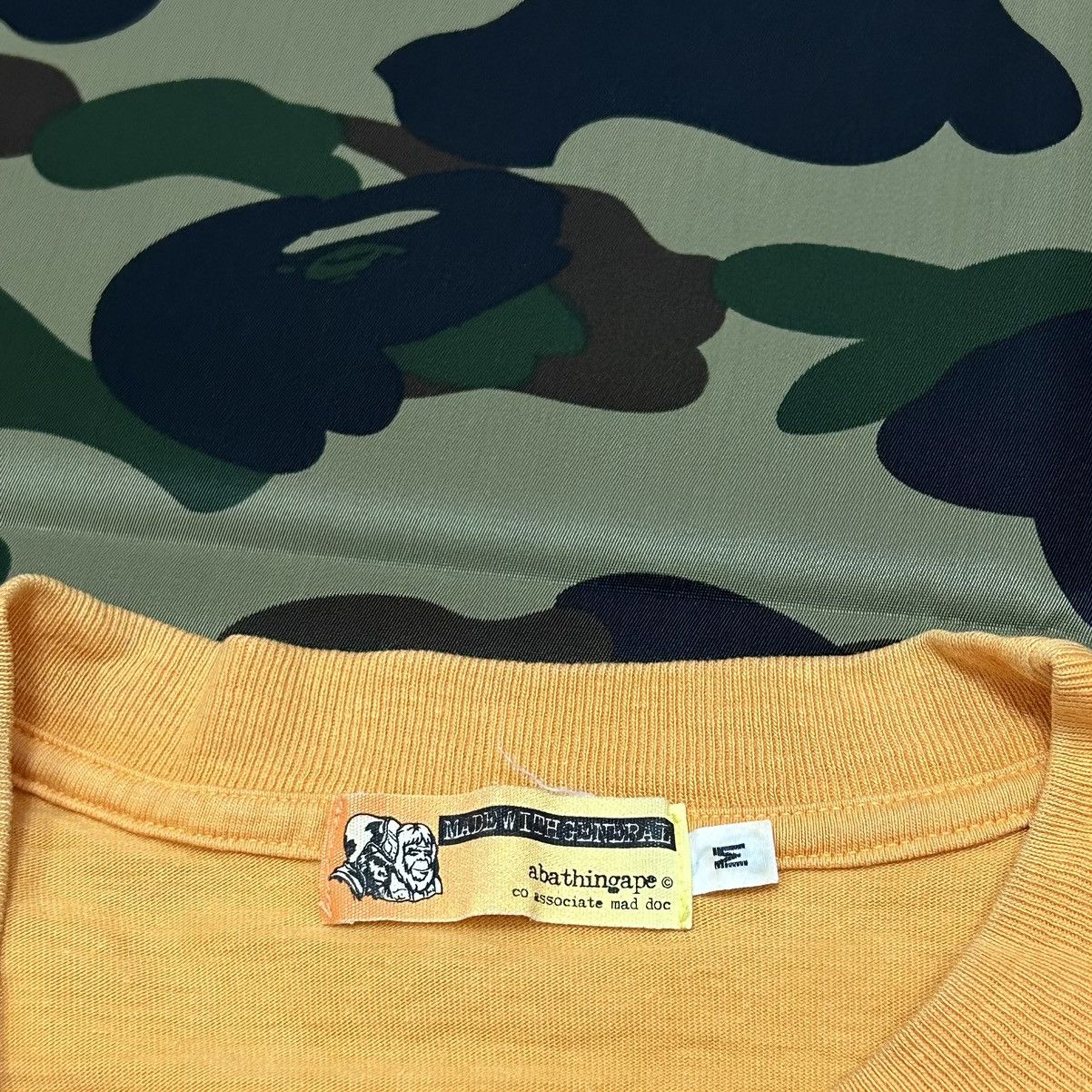 Bape A Bathing Ape x Wtaps Tee Size US M / EU 48-50 / 2 - 3 Thumbnail