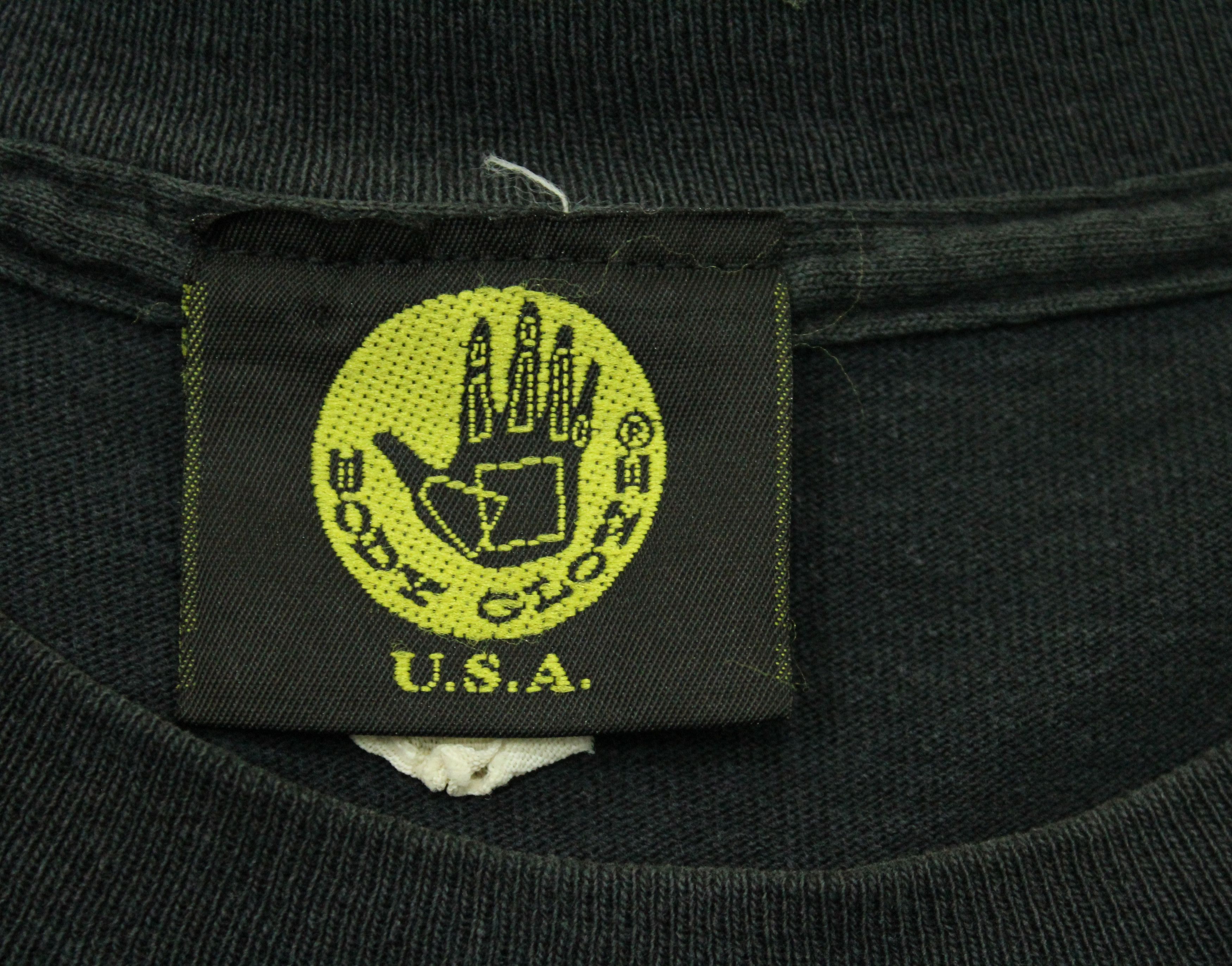 Body Glove Vintage 90s NEW WORLD ORDER ANARCHY T Shirt BODY GLOVE N.W.O Size US M / EU 48-50 / 2 - 12 Thumbnail