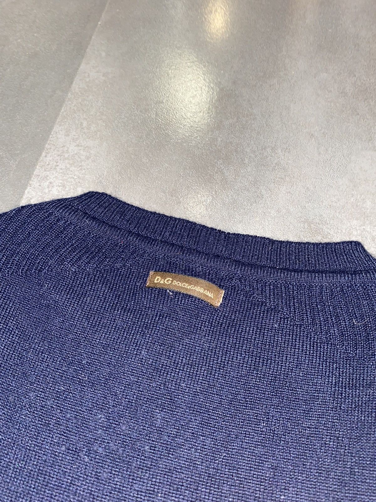 Dolce & Gabbana Archive Dolce & Gabbana Striped Thin Wool Sweater Size US L / EU 52-54 / 3 - 12 Thumbnail