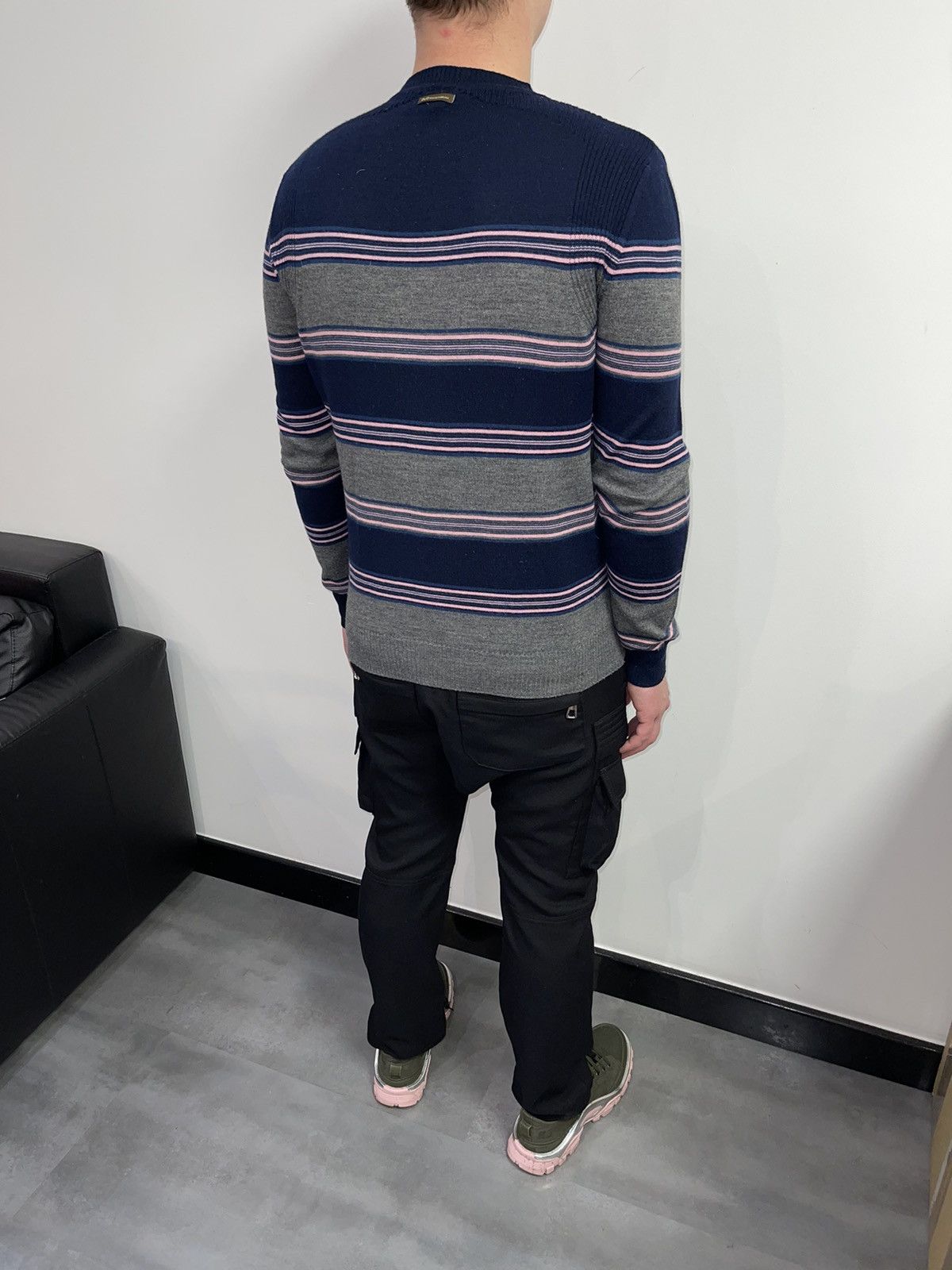 Dolce & Gabbana Archive Dolce & Gabbana Striped Thin Wool Sweater Size US L / EU 52-54 / 3 - 8 Thumbnail