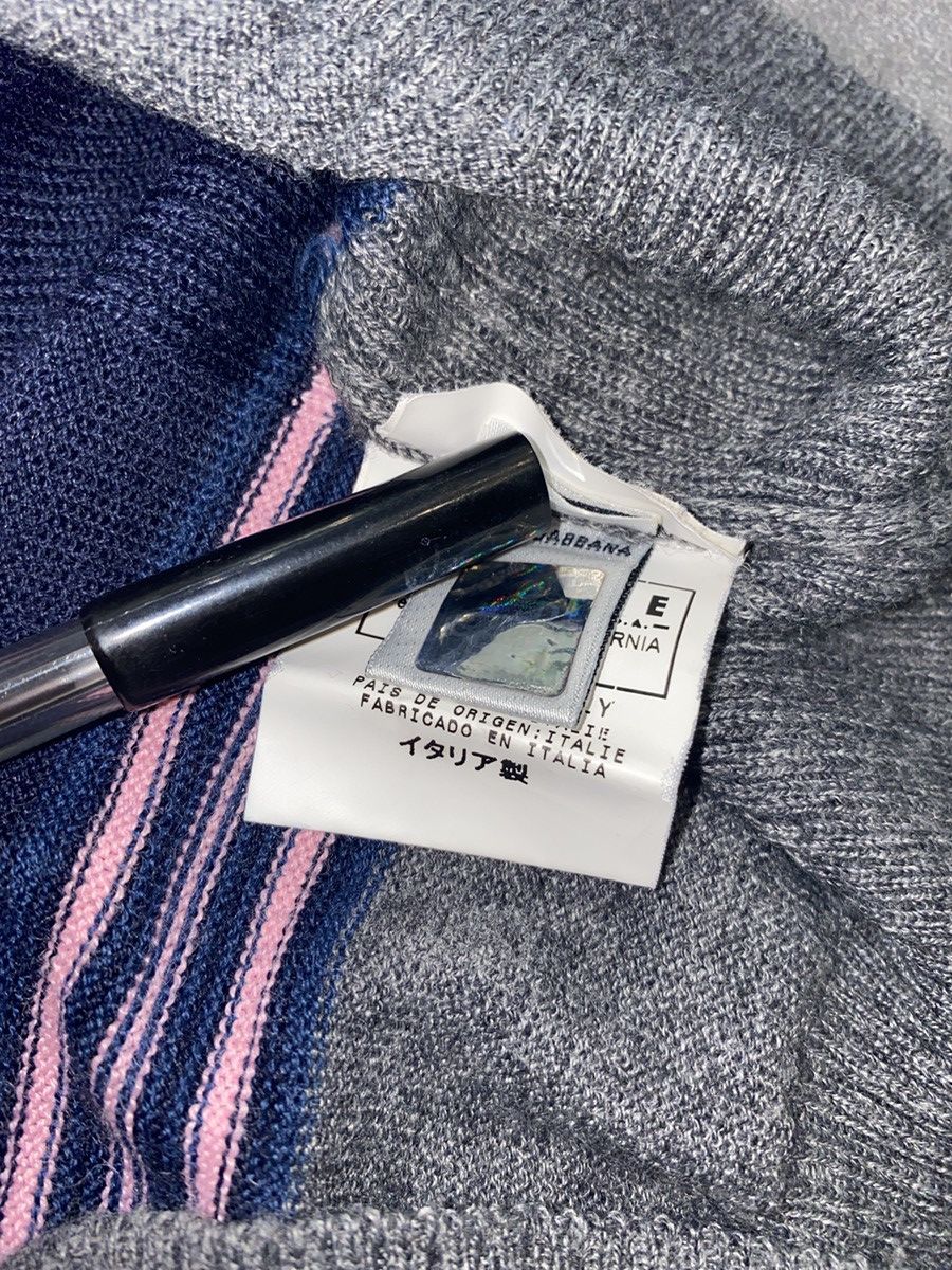 Dolce & Gabbana Archive Dolce & Gabbana Striped Thin Wool Sweater Size US L / EU 52-54 / 3 - 14 Thumbnail