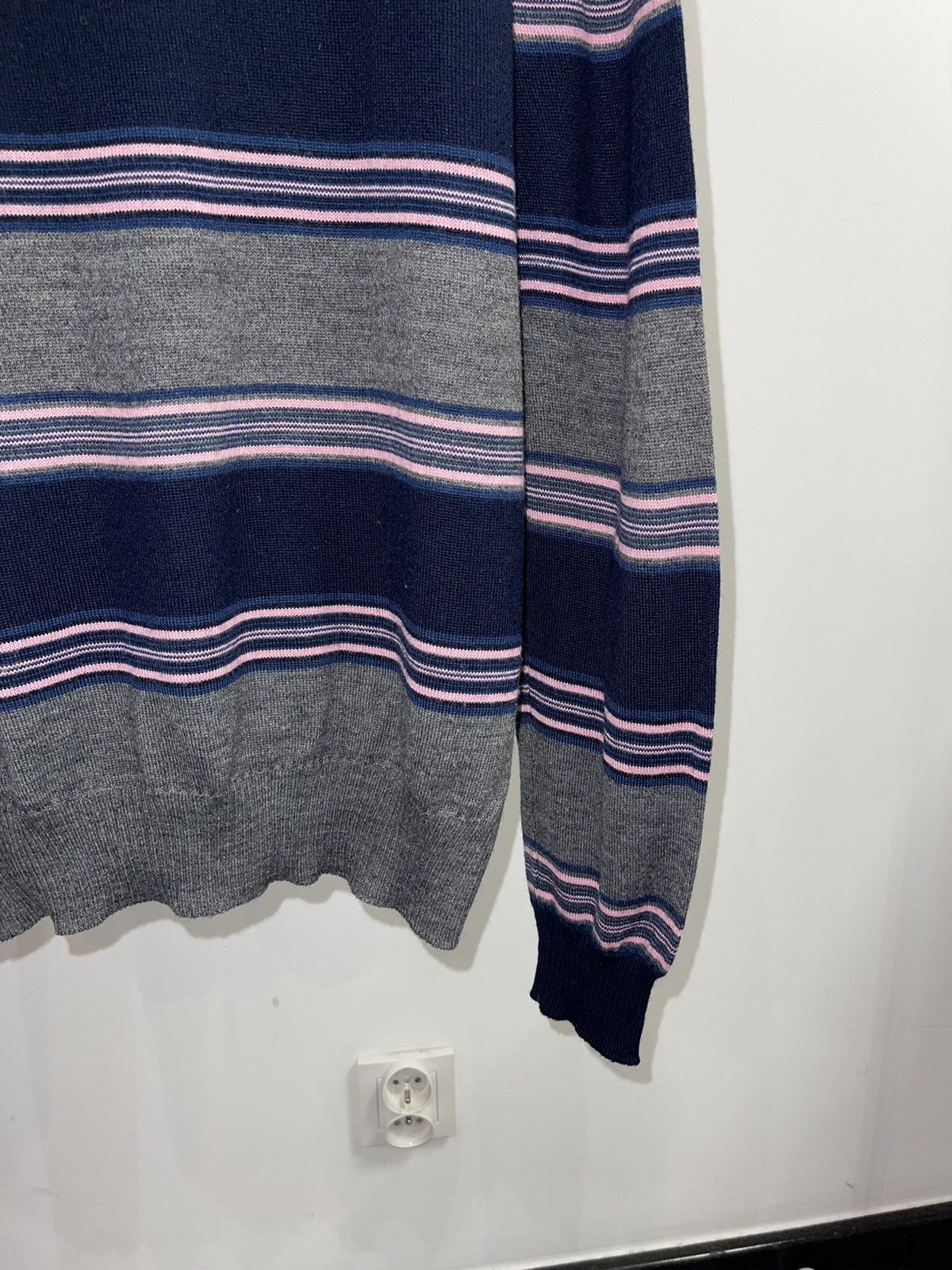Dolce & Gabbana Archive Dolce & Gabbana Striped Thin Wool Sweater Size US L / EU 52-54 / 3 - 6 Thumbnail