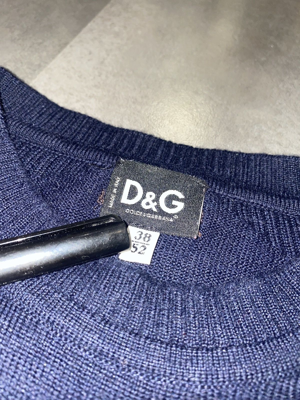 Dolce & Gabbana Archive Dolce & Gabbana Striped Thin Wool Sweater Size US L / EU 52-54 / 3 - 13 Thumbnail