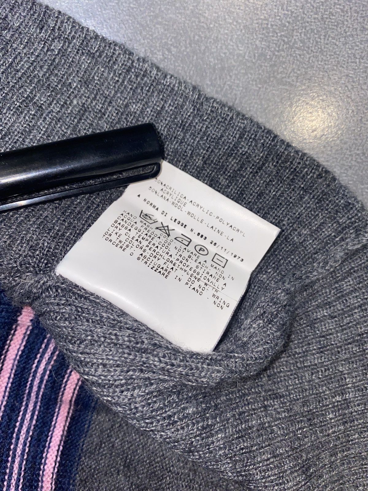 Dolce & Gabbana Archive Dolce & Gabbana Striped Thin Wool Sweater Size US L / EU 52-54 / 3 - 15 Thumbnail