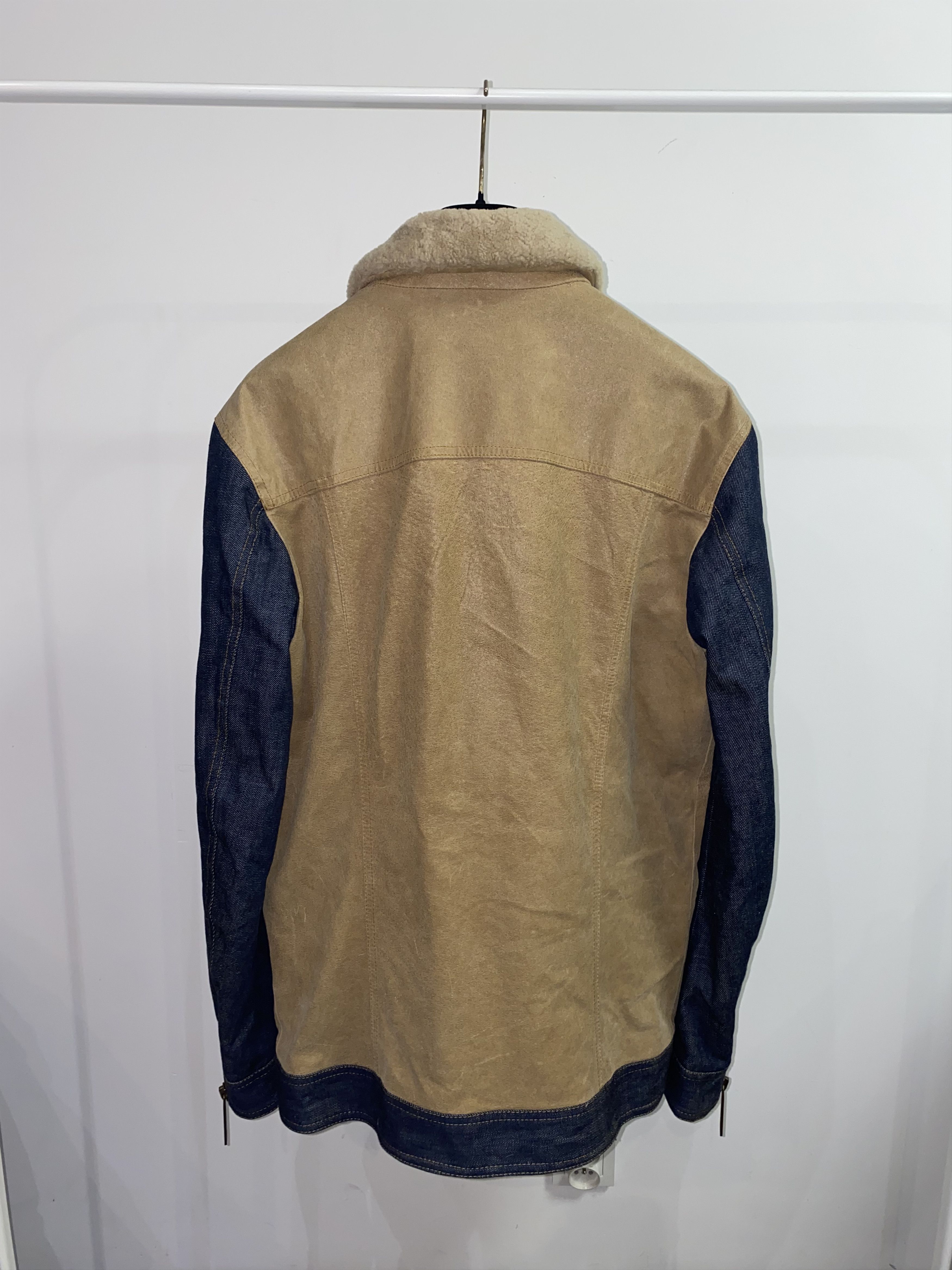 Dolce & Gabbana Multizipped Leather Wool Jacket