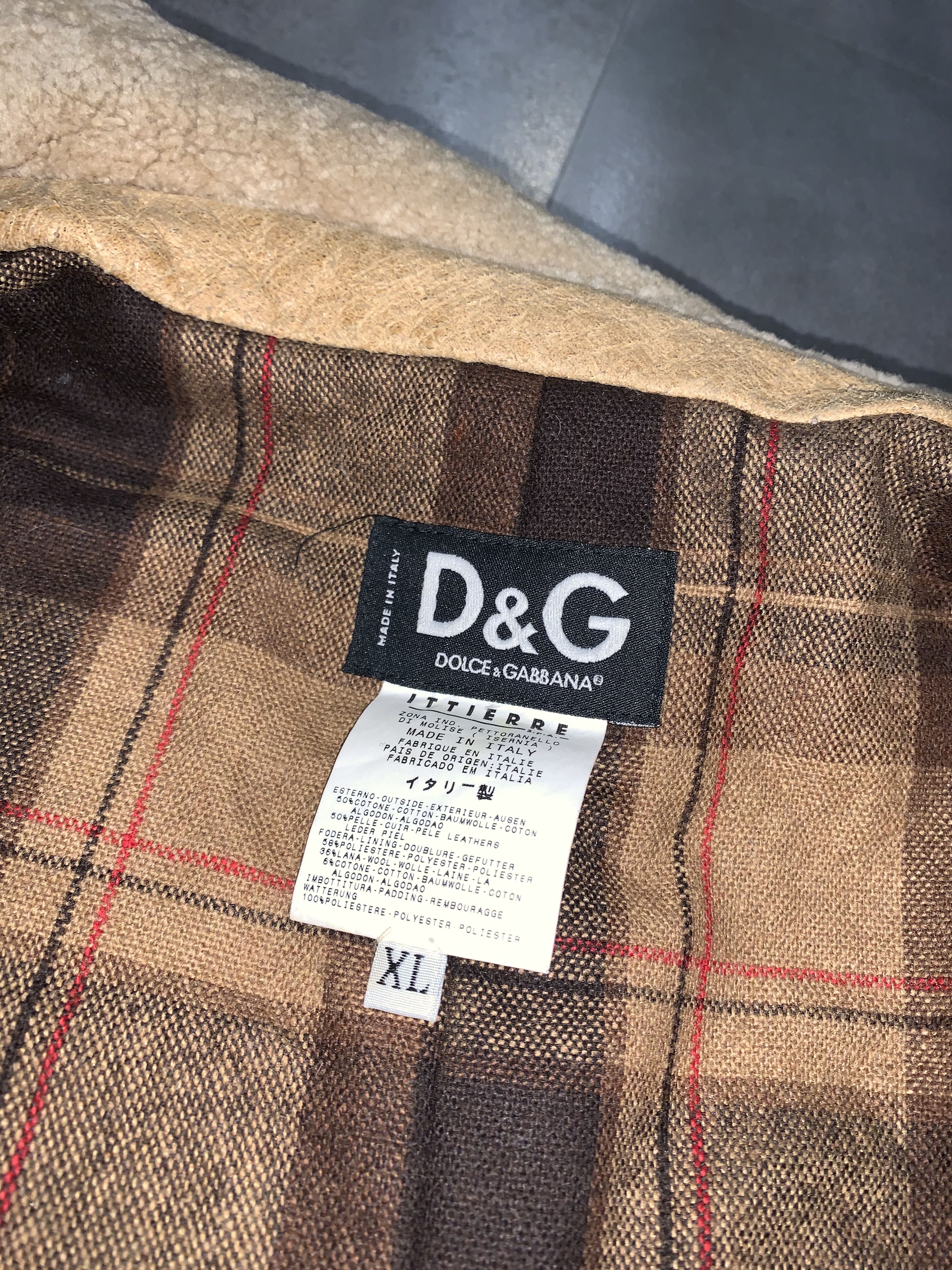 Dolce & Gabbana Multizipped Leather Wool Jacket