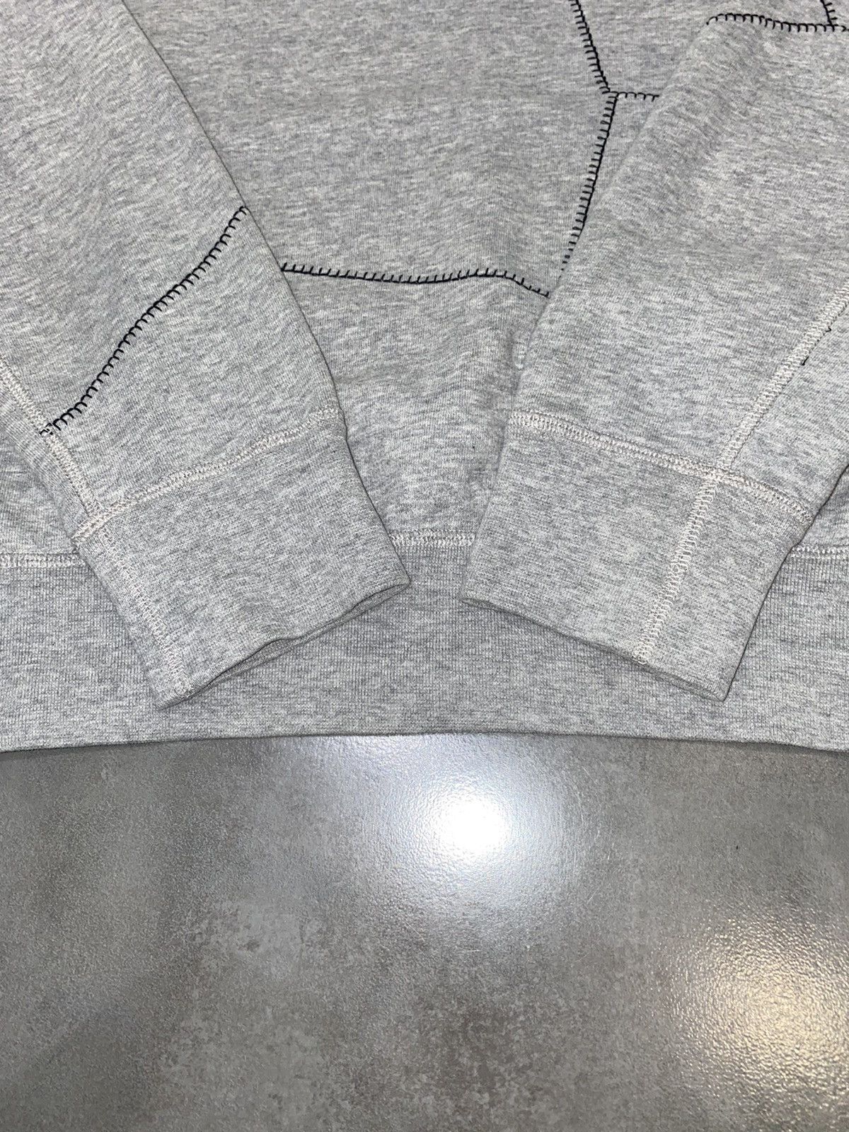 Alexander McQueen Alexander McQueen Football Ball Stitched Gray Crewneck Size US M / EU 48-50 / 2 - 11 Thumbnail