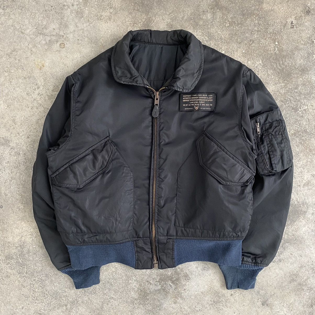 Vintage Vintage US Air Force Flight Bombers Jacket Size US M / EU 48-50 / 2 - 1 Thumbnail