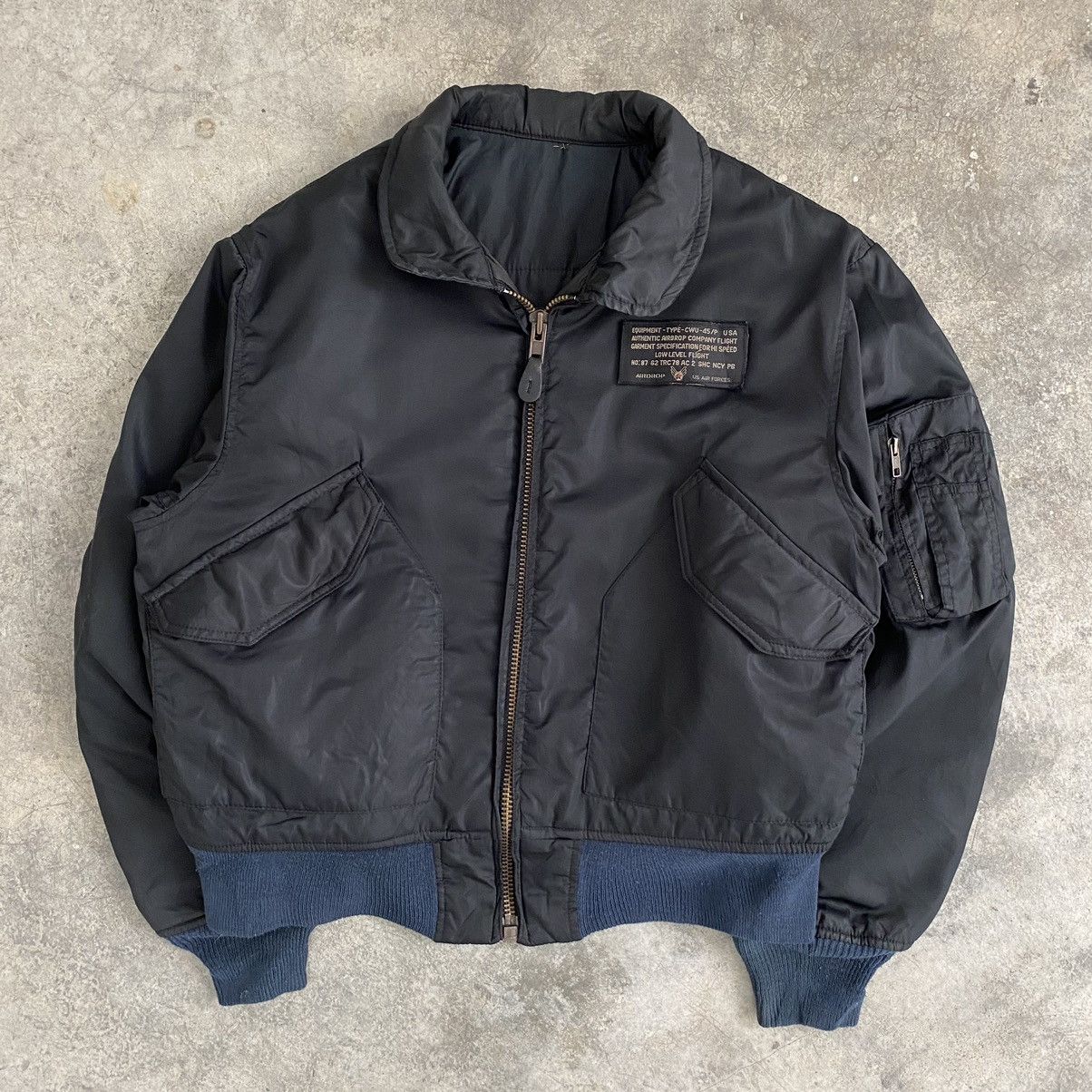 Vintage Vintage US Air Force Flight Bombers Jacket Size US M / EU 48-50 / 2 - 2 Thumbnail