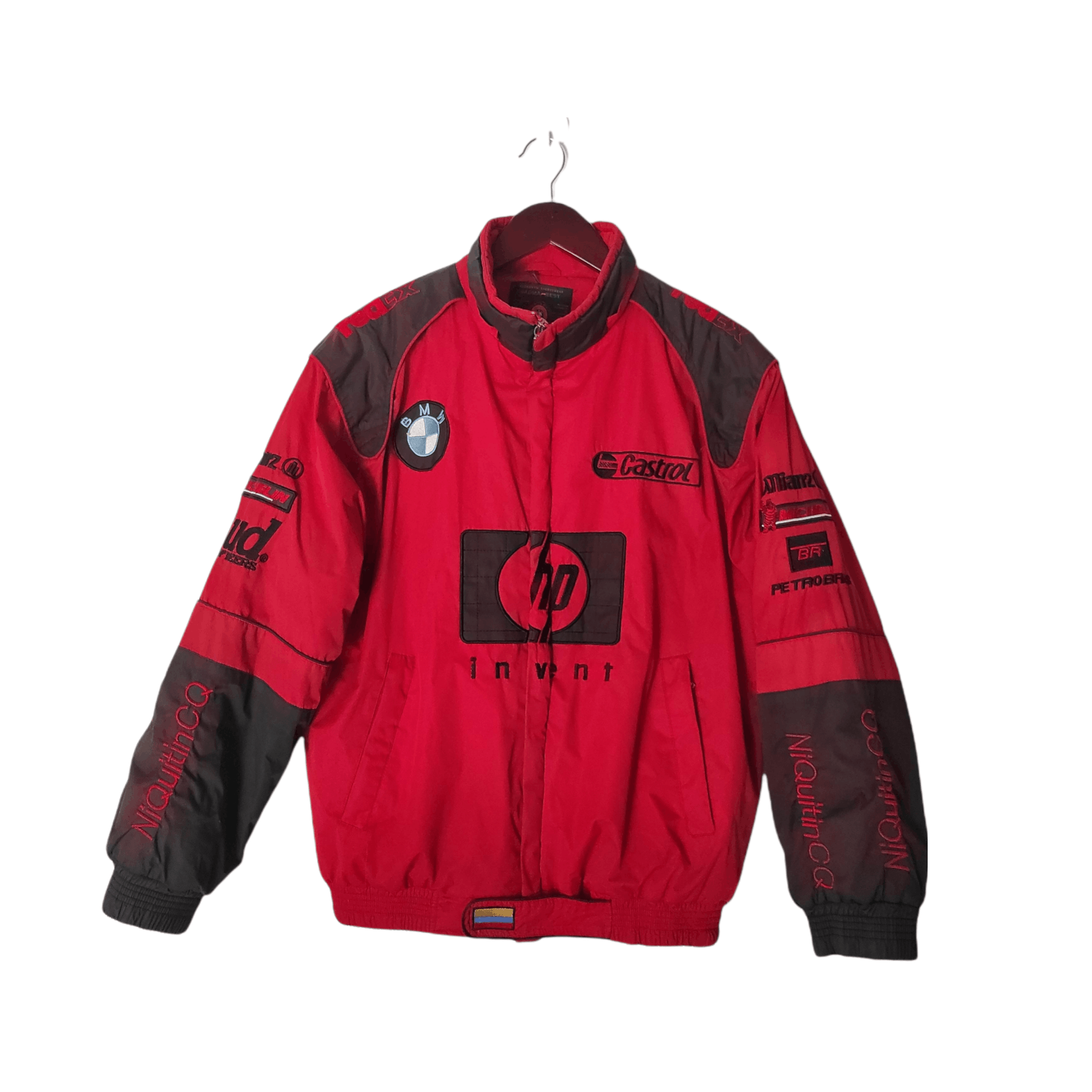 image of Bmw Williams F1 Team Racing Jacket in Red/Black, Men's (Size Large)