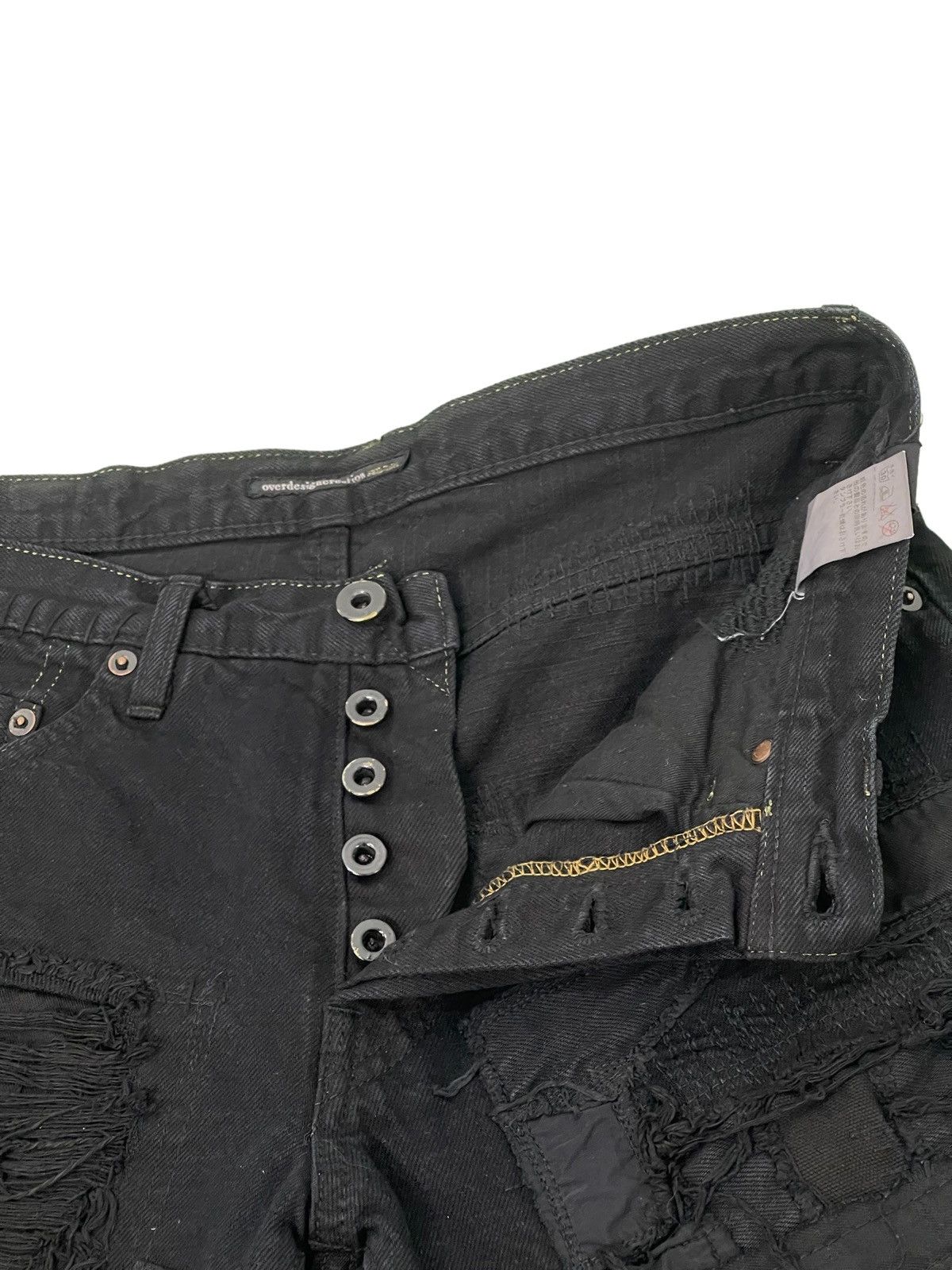 Japanese Brand Patchwork Boro Jeans Over Design Creation Japan Slim 2🟦7 Size US 30 / EU 46 - 12 Thumbnail