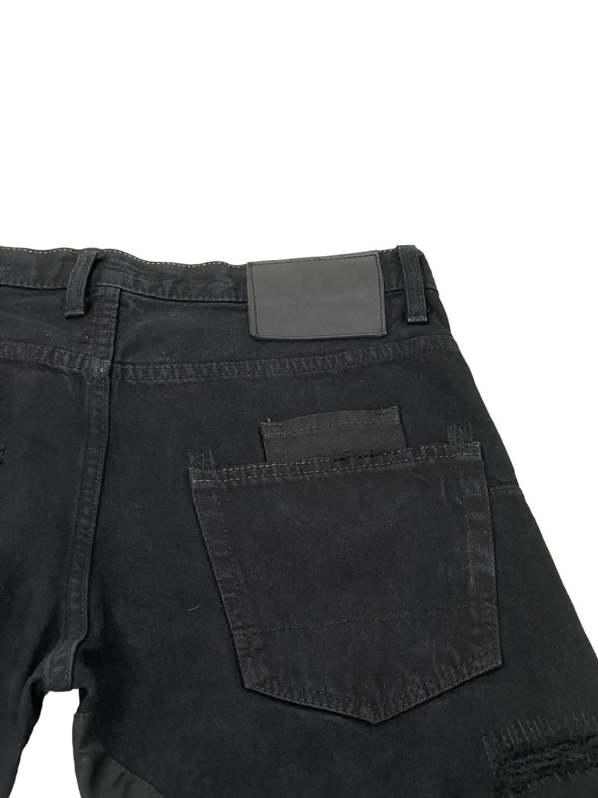 Japanese Brand Patchwork Boro Jeans Over Design Creation Japan Slim 2🟦7 Size US 30 / EU 46 - 24 Thumbnail