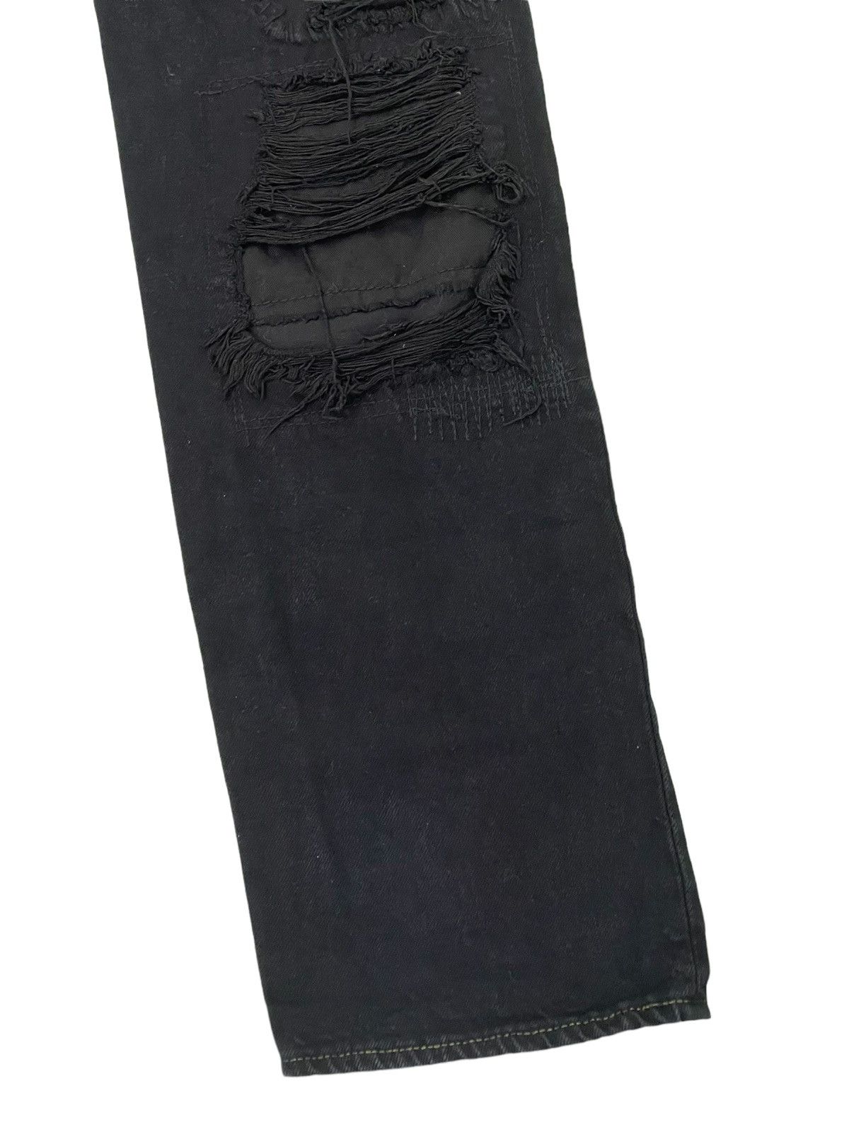 Japanese Brand Patchwork Boro Jeans Over Design Creation Japan Slim 2🟦7 Size US 30 / EU 46 - 17 Thumbnail