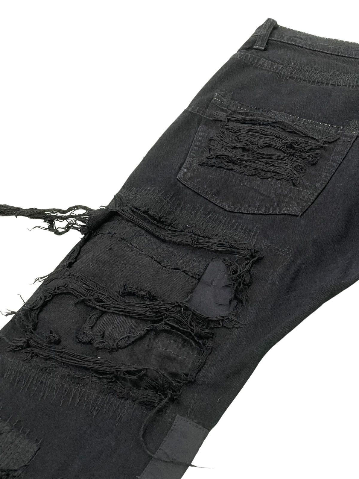 Japanese Brand Patchwork Boro Jeans Over Design Creation Japan Slim 2🟦7 Size US 30 / EU 46 - 21 Thumbnail