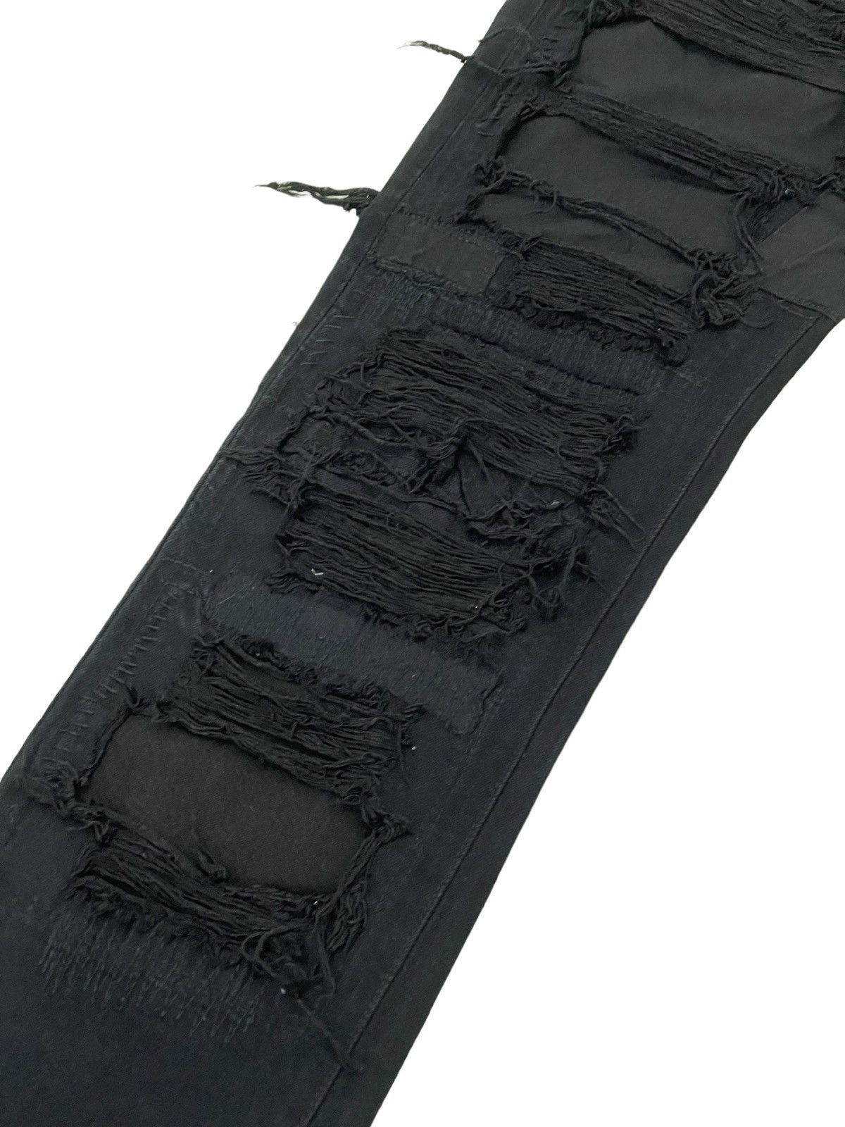 Japanese Brand Patchwork Boro Jeans Over Design Creation Japan Slim 2🟦7 Size US 30 / EU 46 - 7 Thumbnail