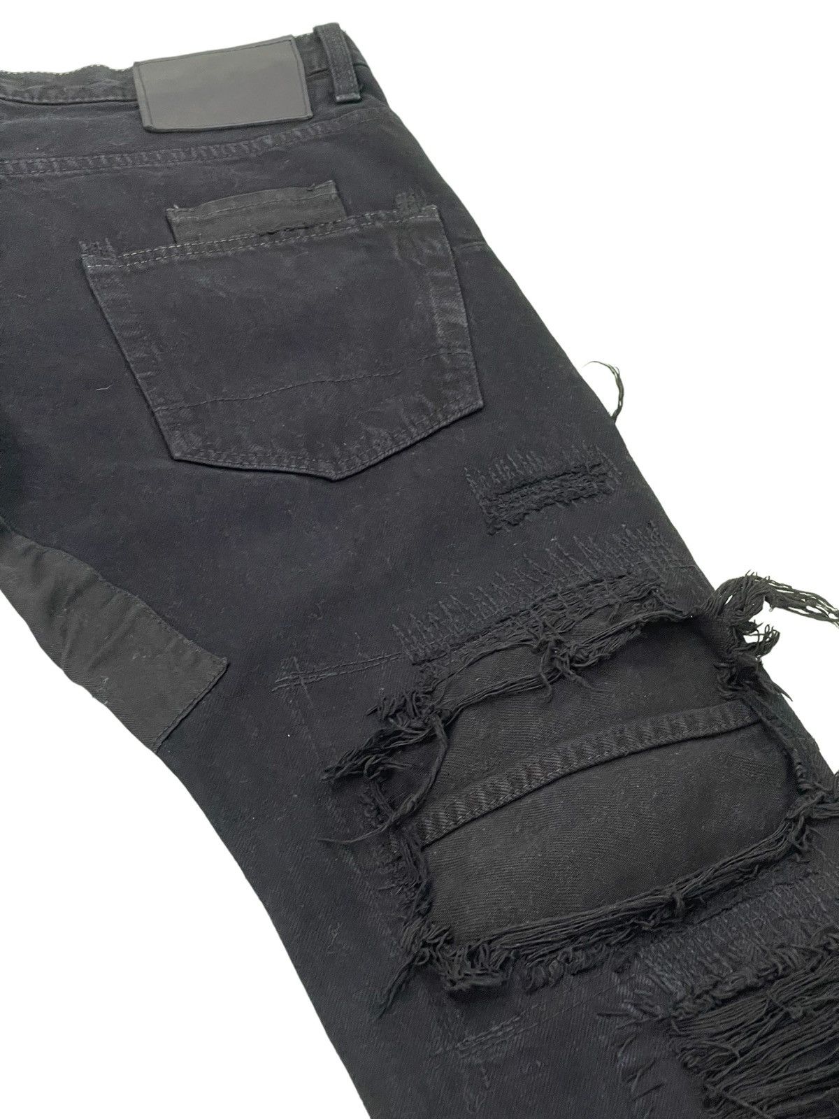 Japanese Brand Patchwork Boro Jeans Over Design Creation Japan Slim 2🟦7 Size US 30 / EU 46 - 22 Thumbnail