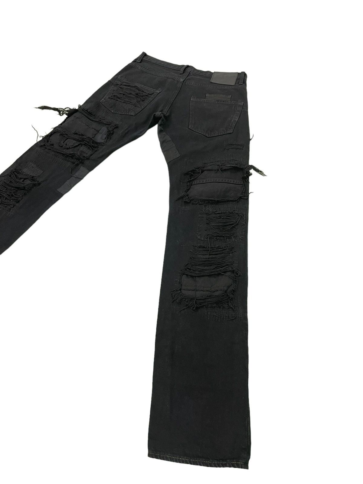 Japanese Brand Patchwork Boro Jeans Over Design Creation Japan Slim 2🟦7 Size US 30 / EU 46 - 16 Thumbnail