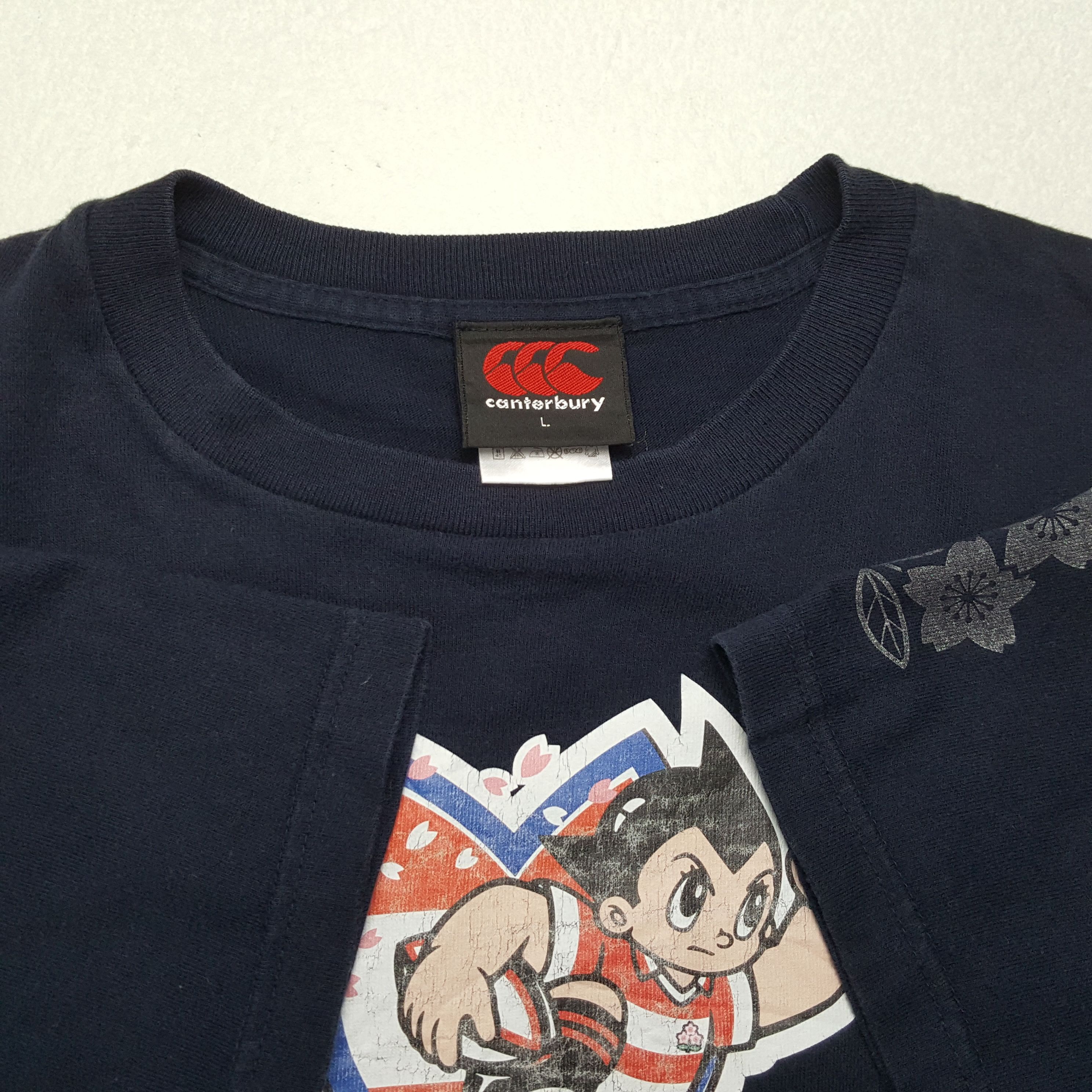 Canterbury of New Zealand × Japanese Brand × Vintage Astro Boy Anime Canterbury JAPAN RUGBY Tshirt Size US L / EU 52-54 / 3 - 7 Thumbnail