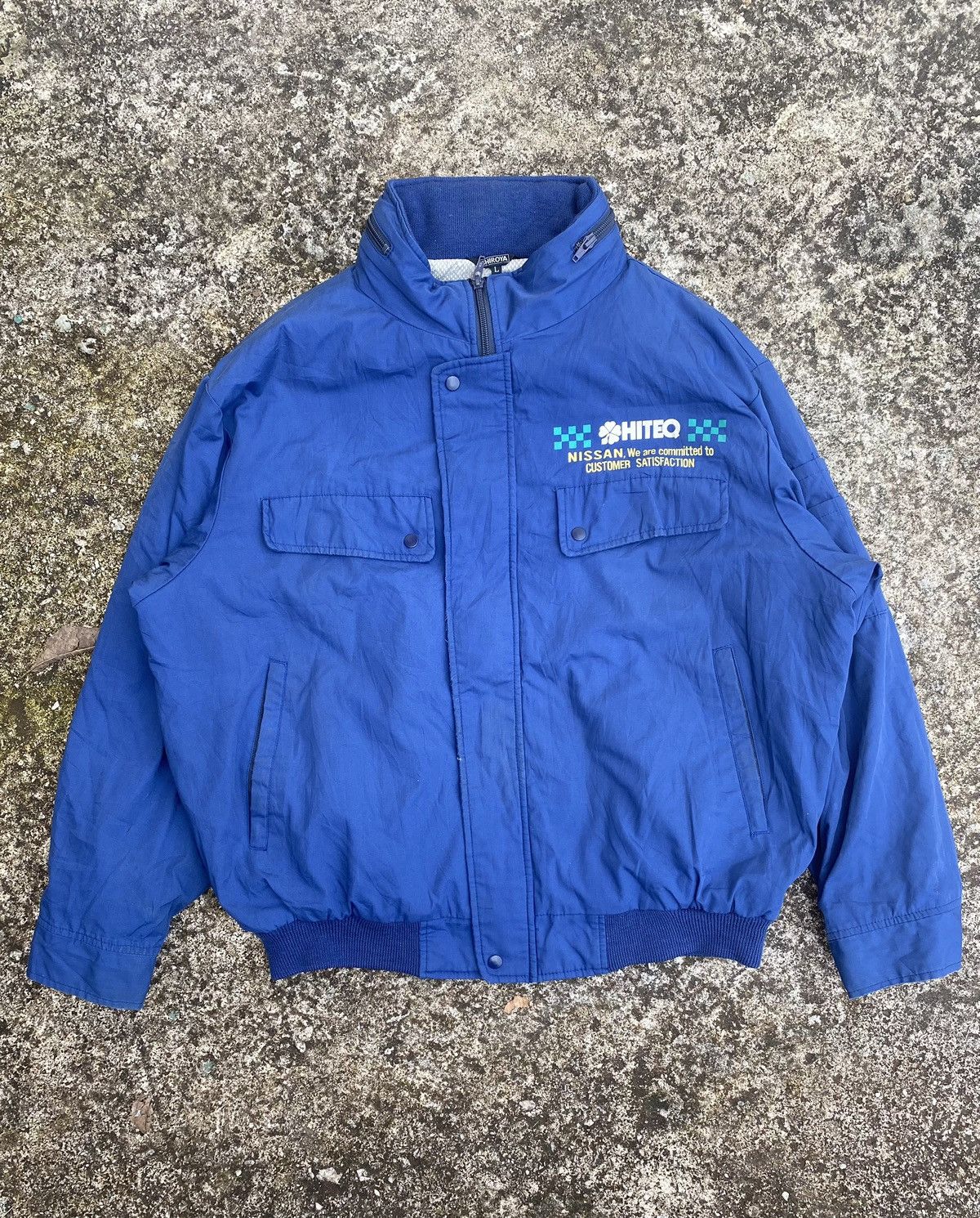 Japanese Brand Vintage Nissan HITEQ Jacket Size US L / EU 52-54 / 3 - 1 Thumbnail