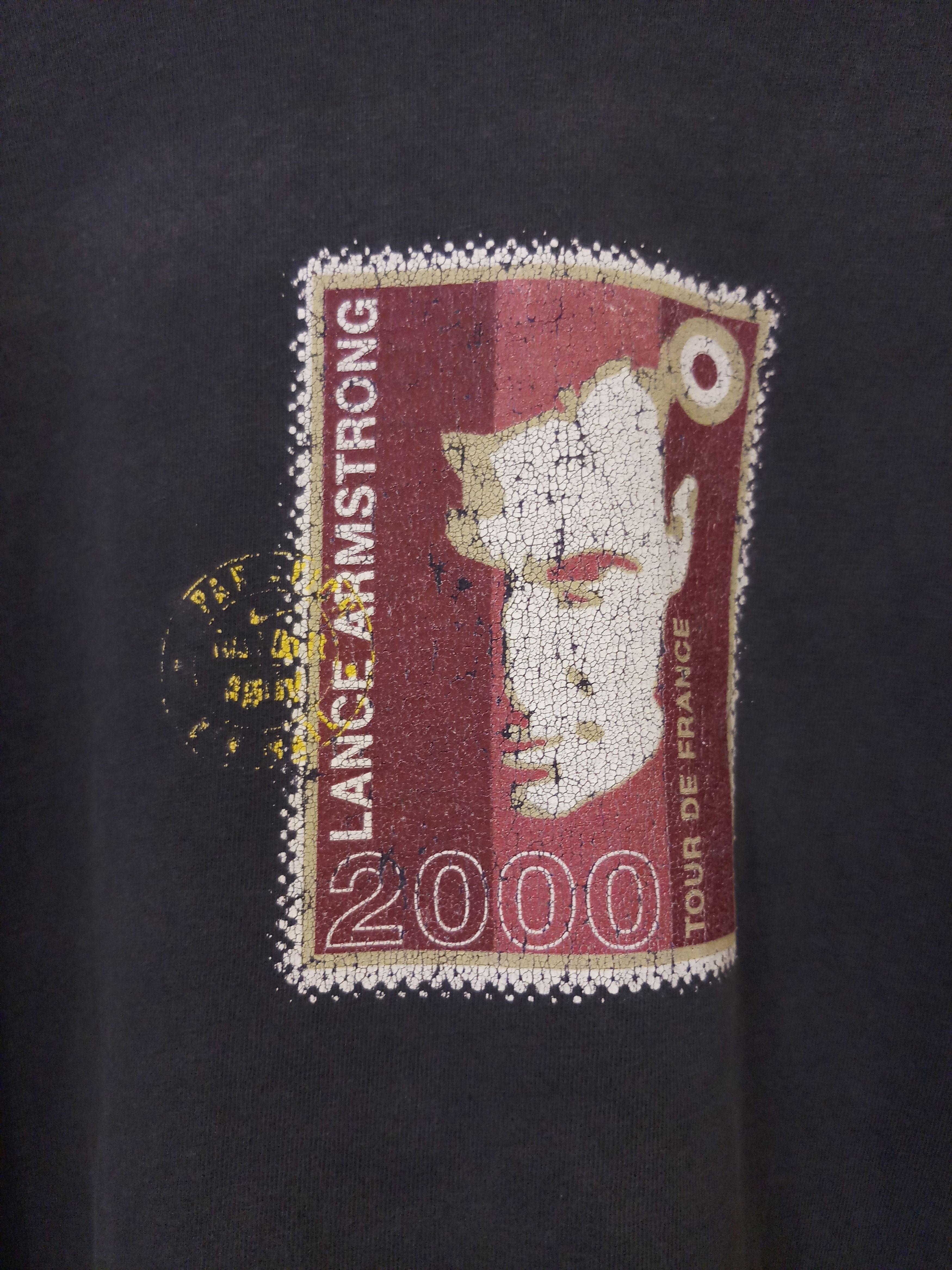 Vintage Vintage Nike Tour de France 2000 T-Shirt Lance Armstrong Size US XL / EU 56 / 4 - 2 Thumbnail