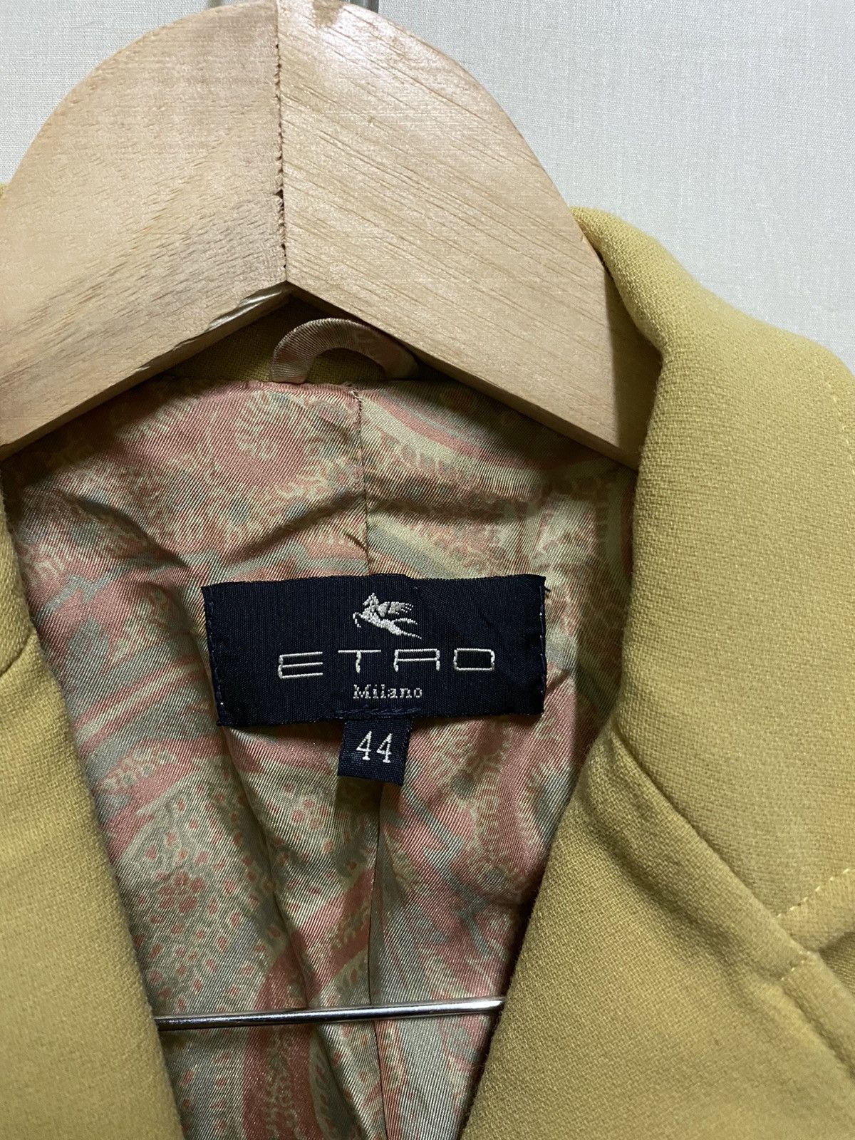 Etro Etro Italy Blazer Yellow Size M / US 6-8 / IT 42-44 - 3 Thumbnail