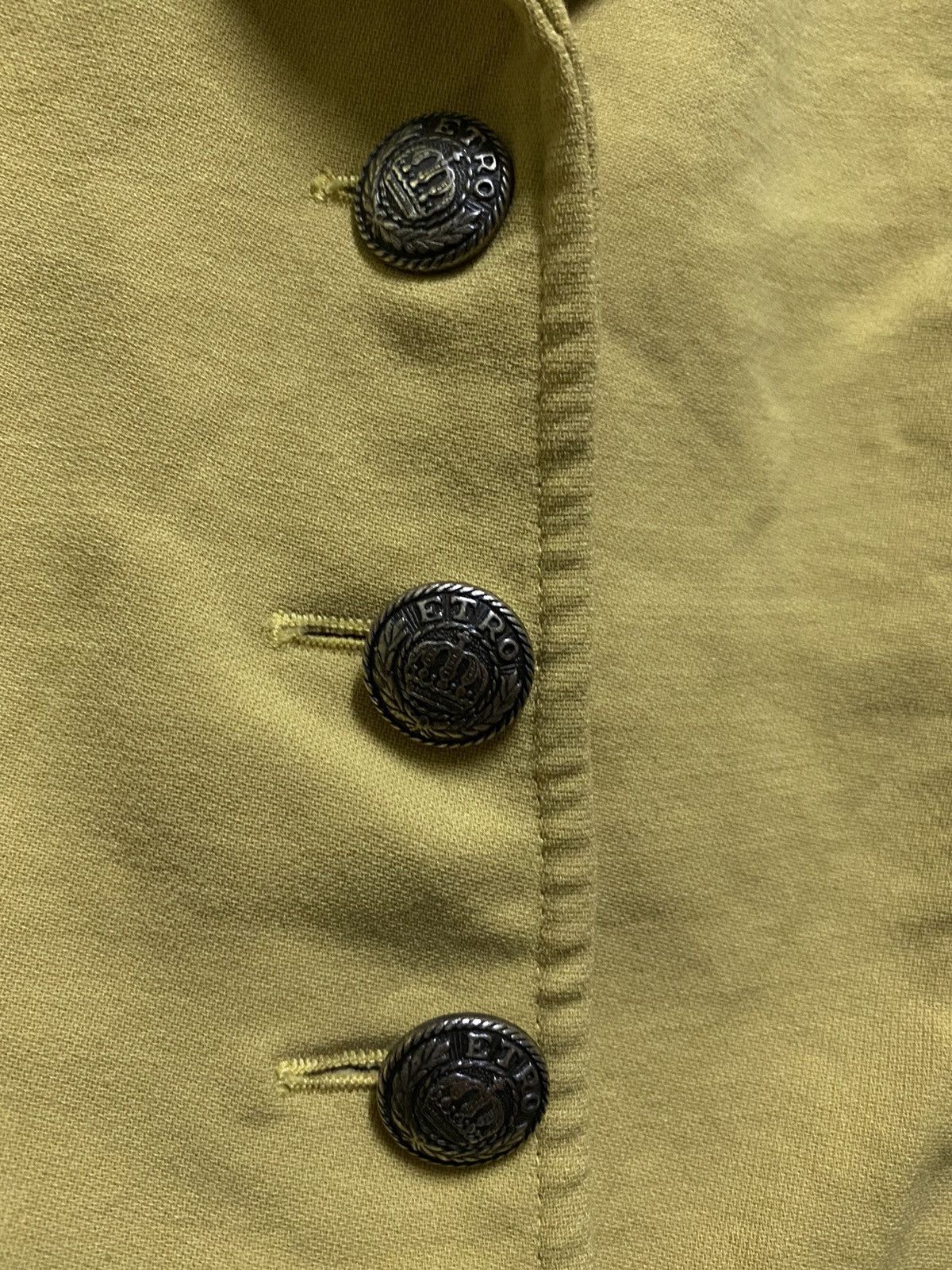 Etro Etro Italy Blazer Yellow Size M / US 6-8 / IT 42-44 - 4 Thumbnail