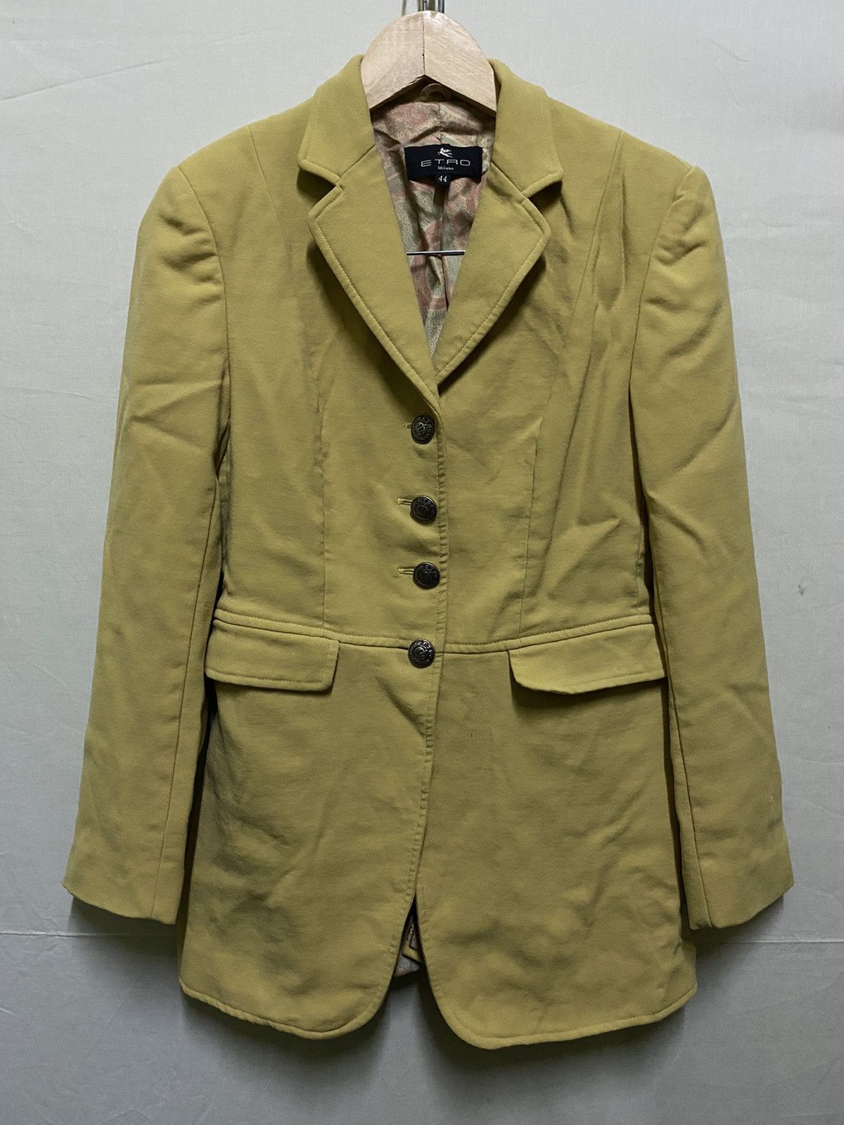 Etro Etro Italy Blazer Yellow Size M / US 6-8 / IT 42-44 - 1 Thumbnail