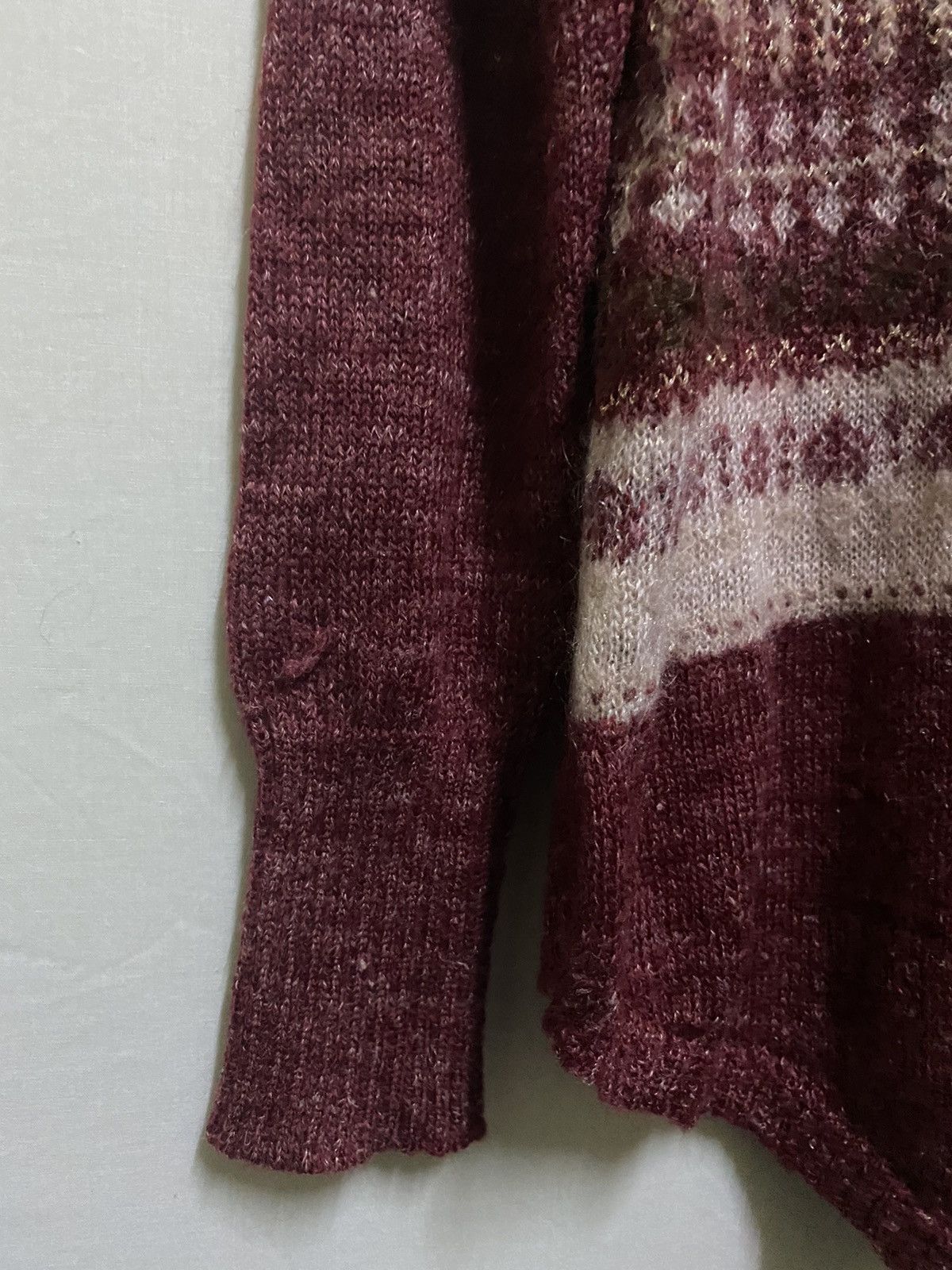 Issey Miyake × Japanese Brand Sunaokuwahara Knitted Sweatshirt Size US M / EU 48-50 / 2 - 2 Thumbnail