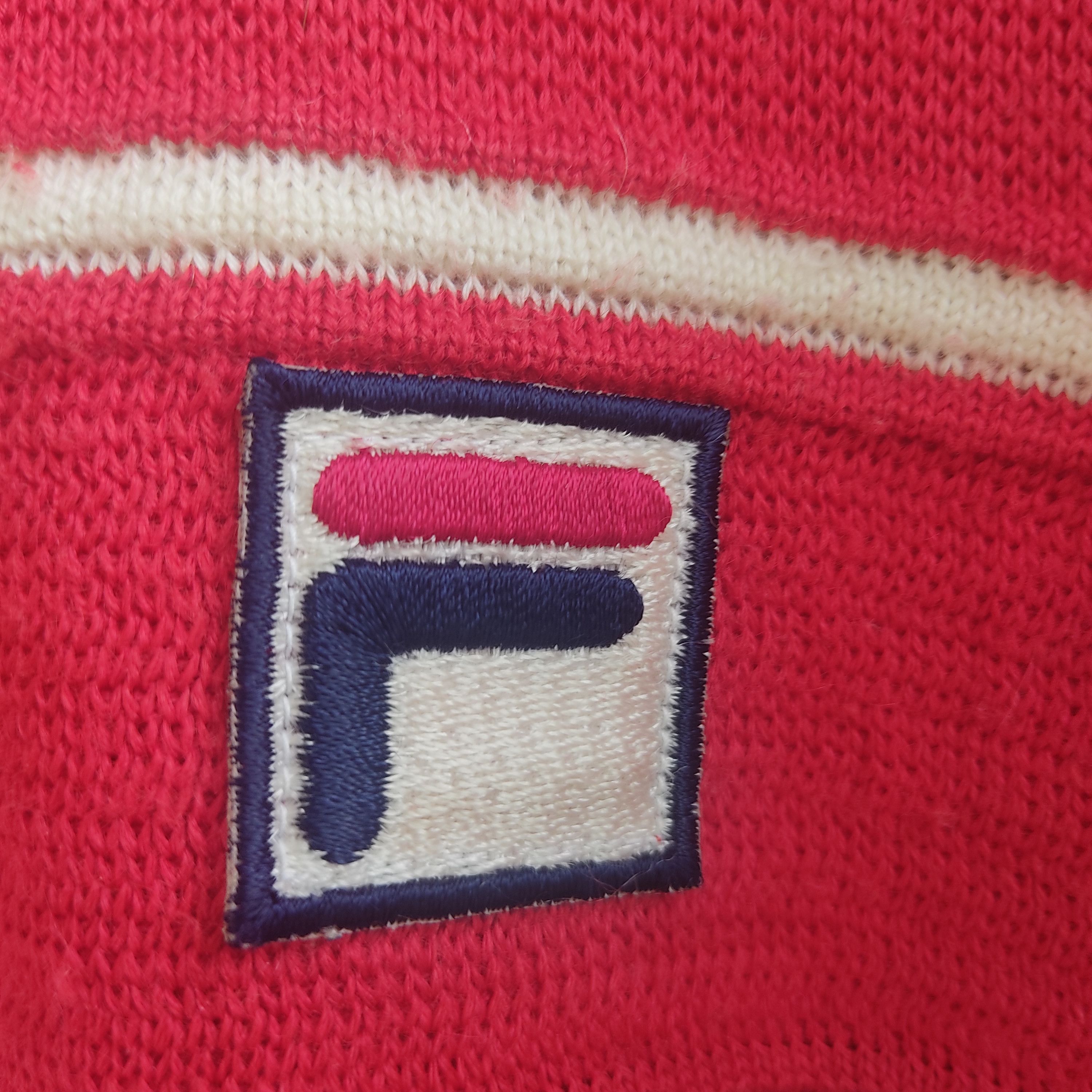 Fila × Vintage Vintage Fila Embroidery Logo Stripes Crew Neck Knitwear Size US M / EU 48-50 / 2 - 11 Thumbnail