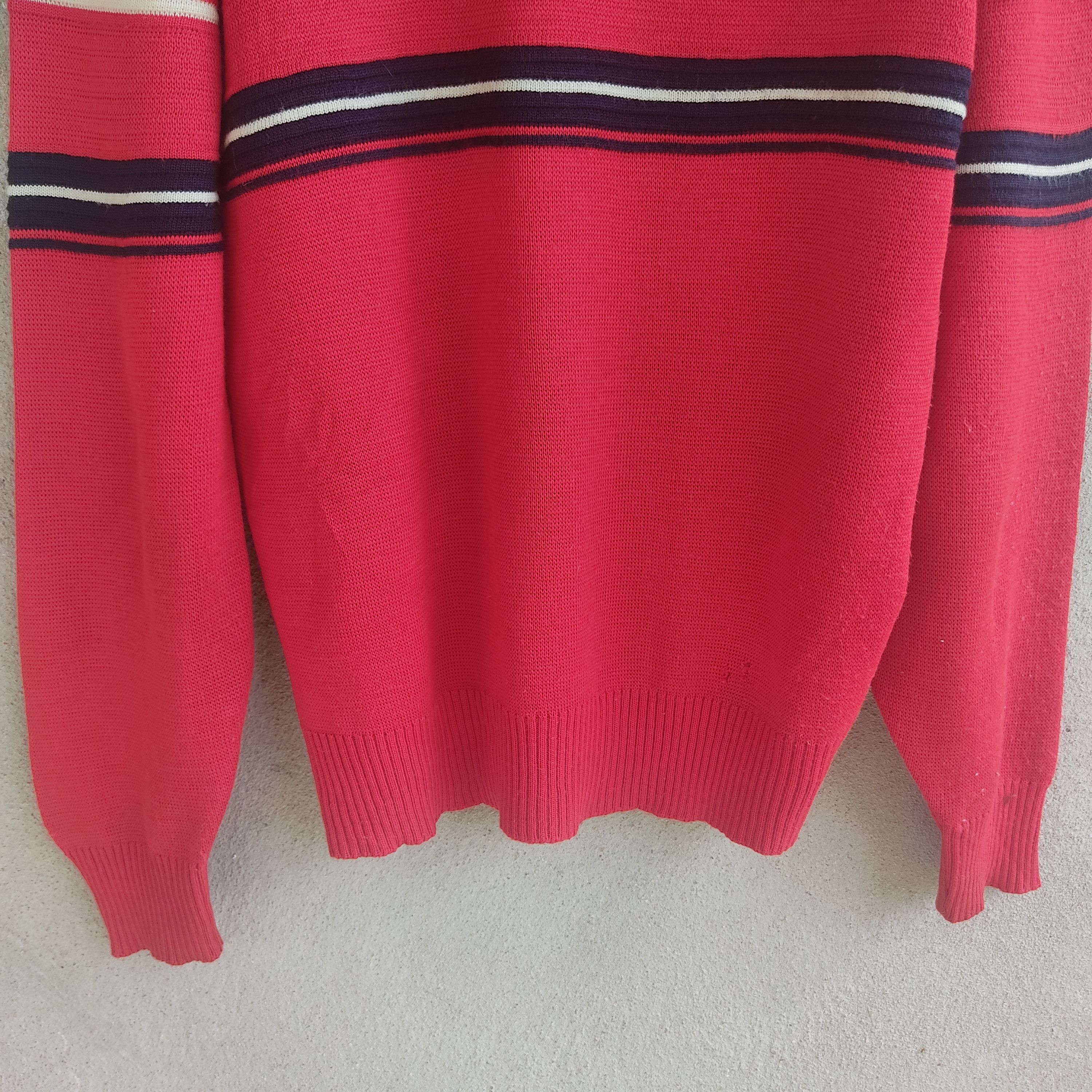 Fila × Vintage Vintage Fila Embroidery Logo Stripes Crew Neck Knitwear Size US M / EU 48-50 / 2 - 15 Thumbnail