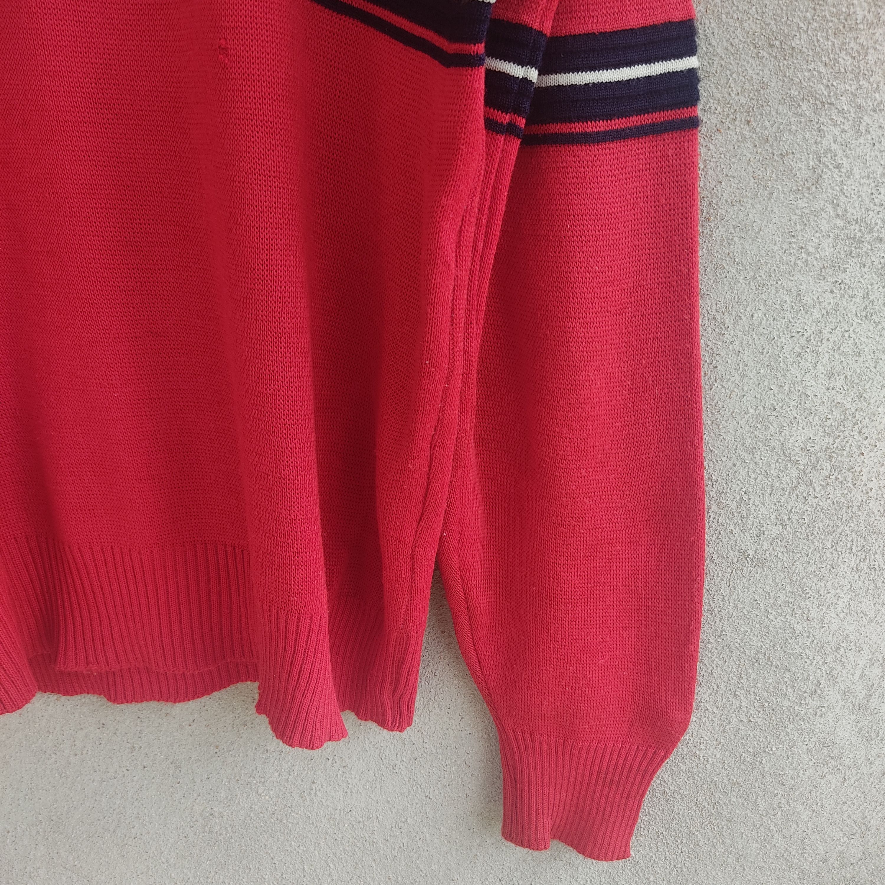 Fila × Vintage Vintage Fila Embroidery Logo Stripes Crew Neck Knitwear Size US M / EU 48-50 / 2 - 9 Thumbnail