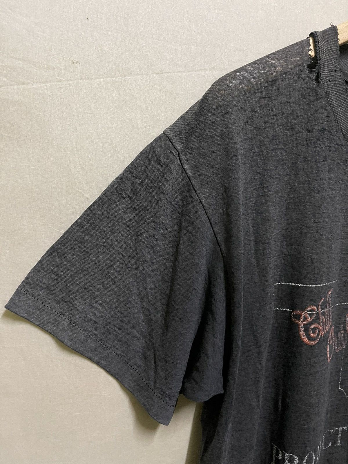 Vintage Vintage Thrashed Project Pilot Gangs Drug Weapon Faded Size US L / EU 52-54 / 3 - 2 Thumbnail