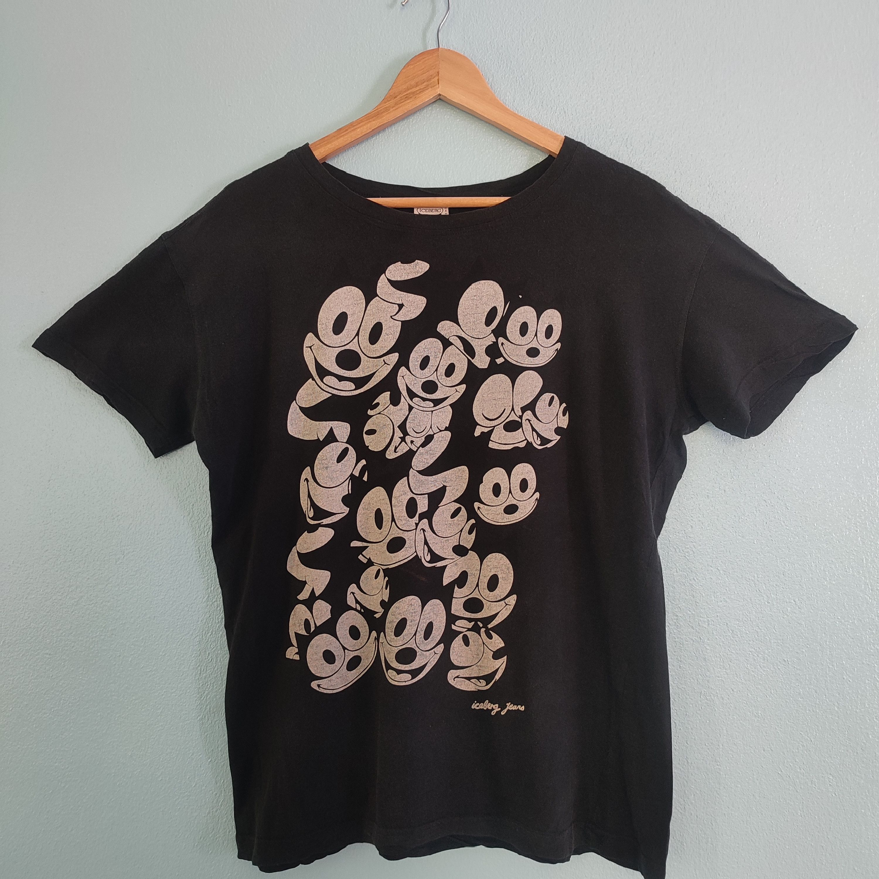Iceberg × Vintage ICEBERG Italian Designer X Cartoon Character Tshirt Size US L / EU 52-54 / 3 - 1 Thumbnail