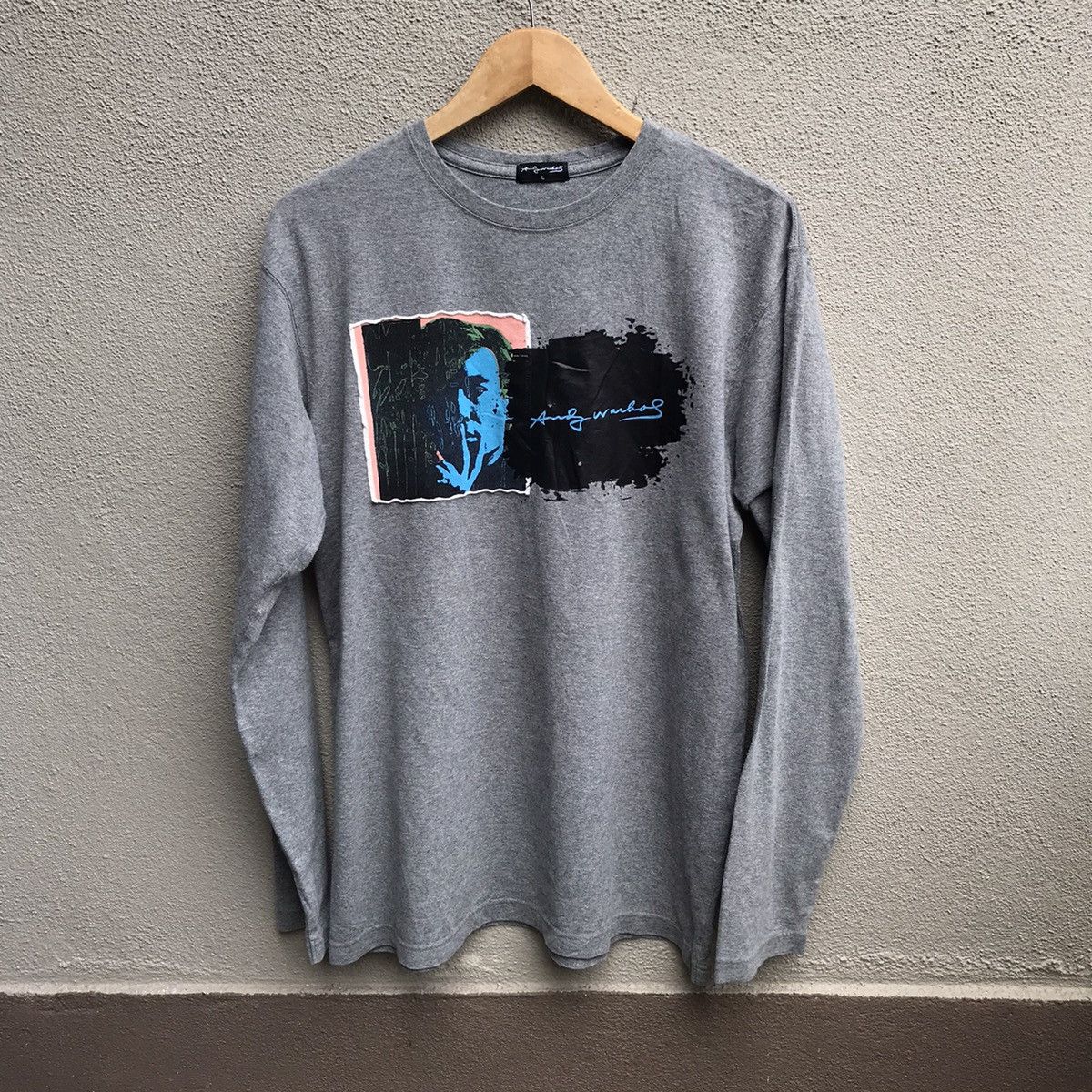 Andy Warhol ANDY WARHOL portrait longsleeves tee Size US L / EU 52-54 / 3 - 1 Thumbnail